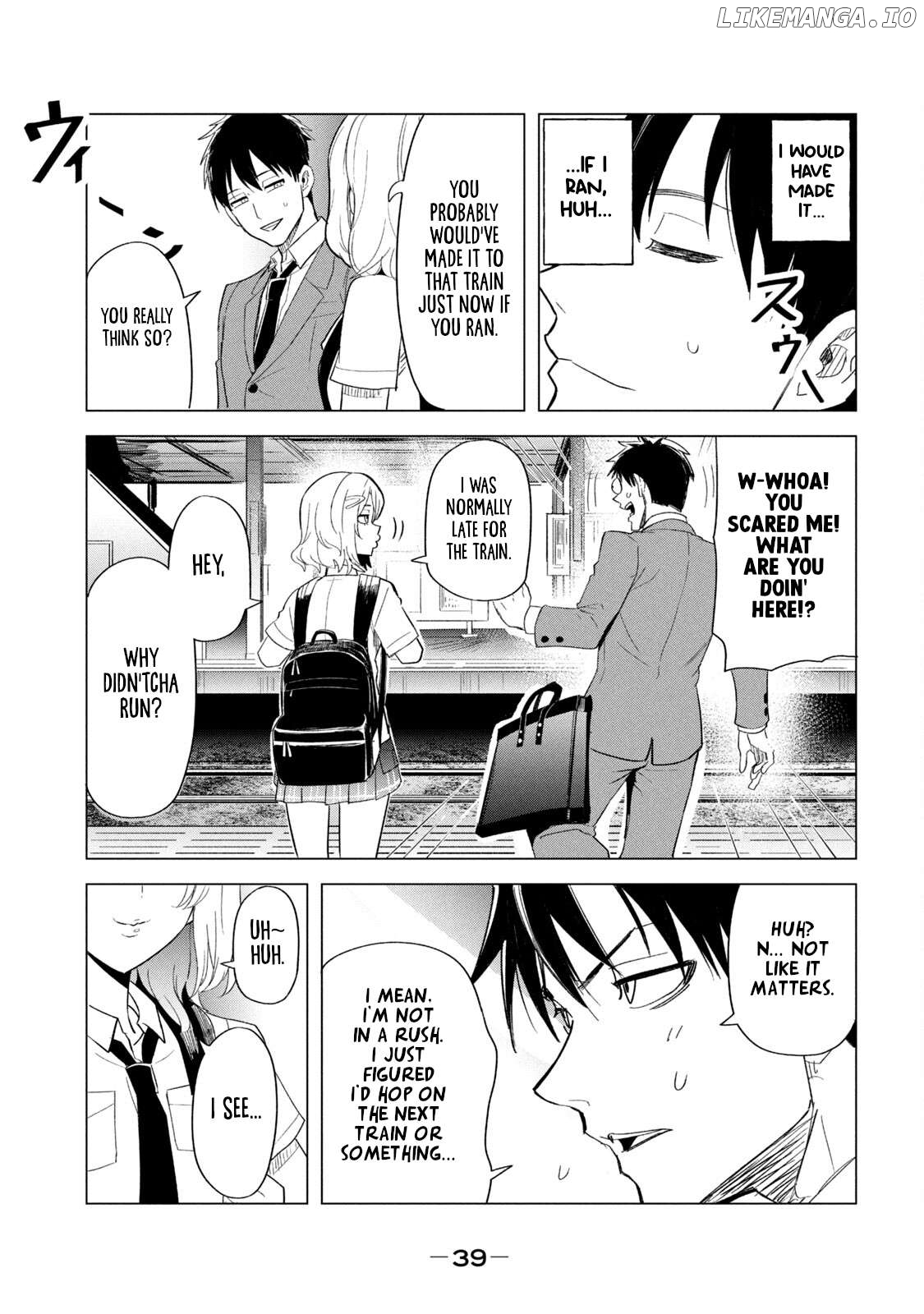 Asa no Tsuukin Densha de, Yatara to Hanashikakete Kuru Joshikousei. Chapter 2 - page 17