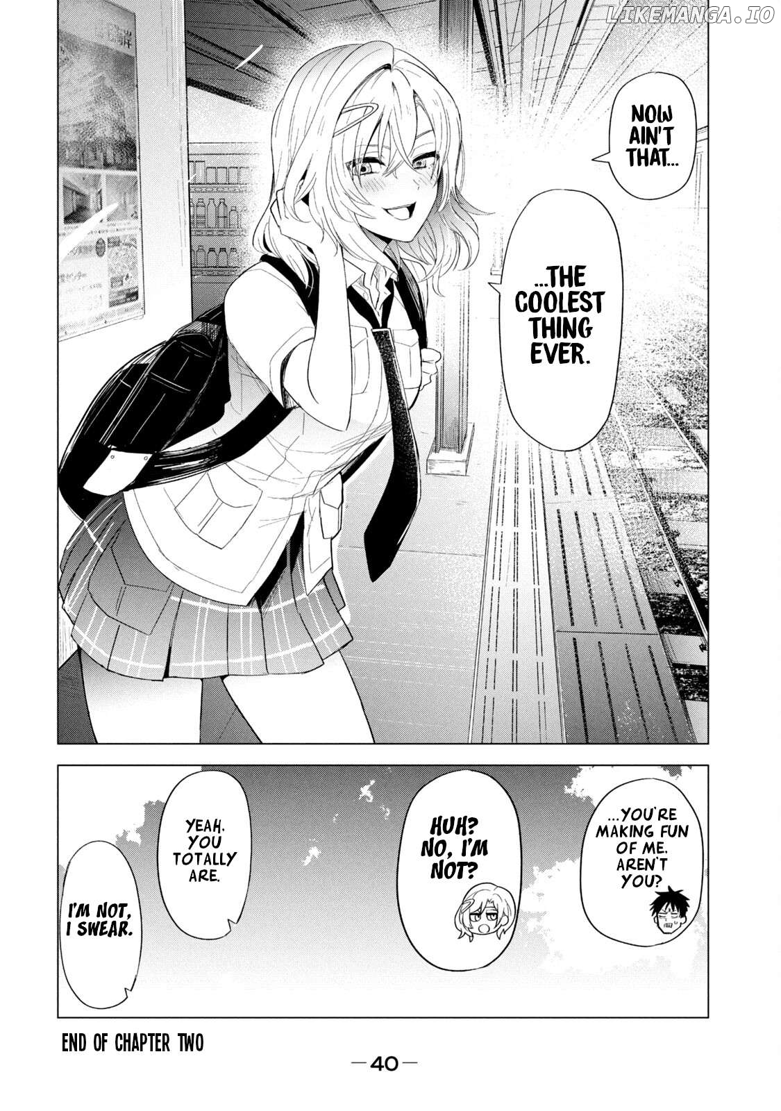 Asa no Tsuukin Densha de, Yatara to Hanashikakete Kuru Joshikousei. Chapter 2 - page 18