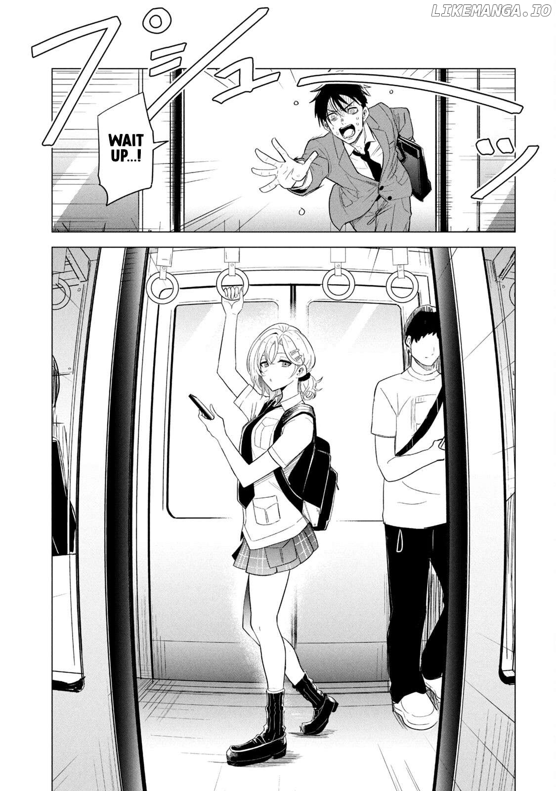 Asa no Tsuukin Densha de, Yatara to Hanashikakete Kuru Joshikousei. Chapter 2 - page 3