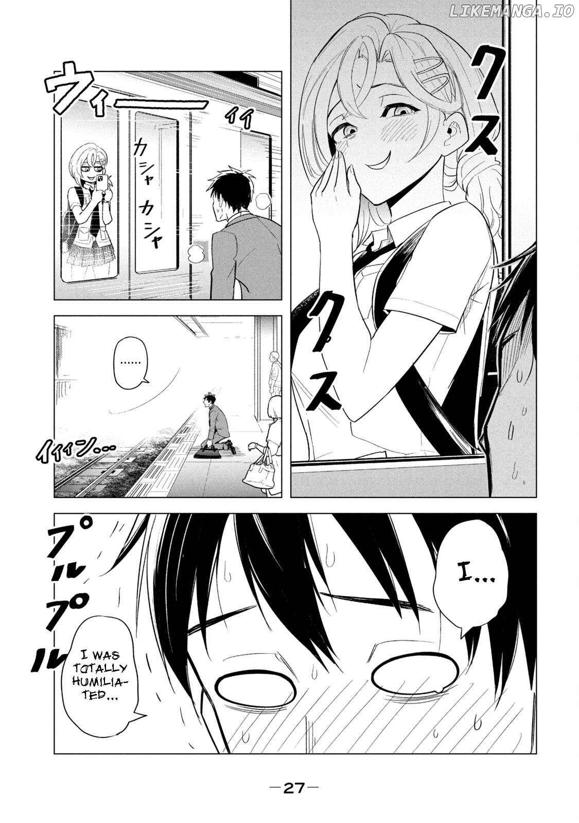 Asa no Tsuukin Densha de, Yatara to Hanashikakete Kuru Joshikousei. Chapter 2 - page 5