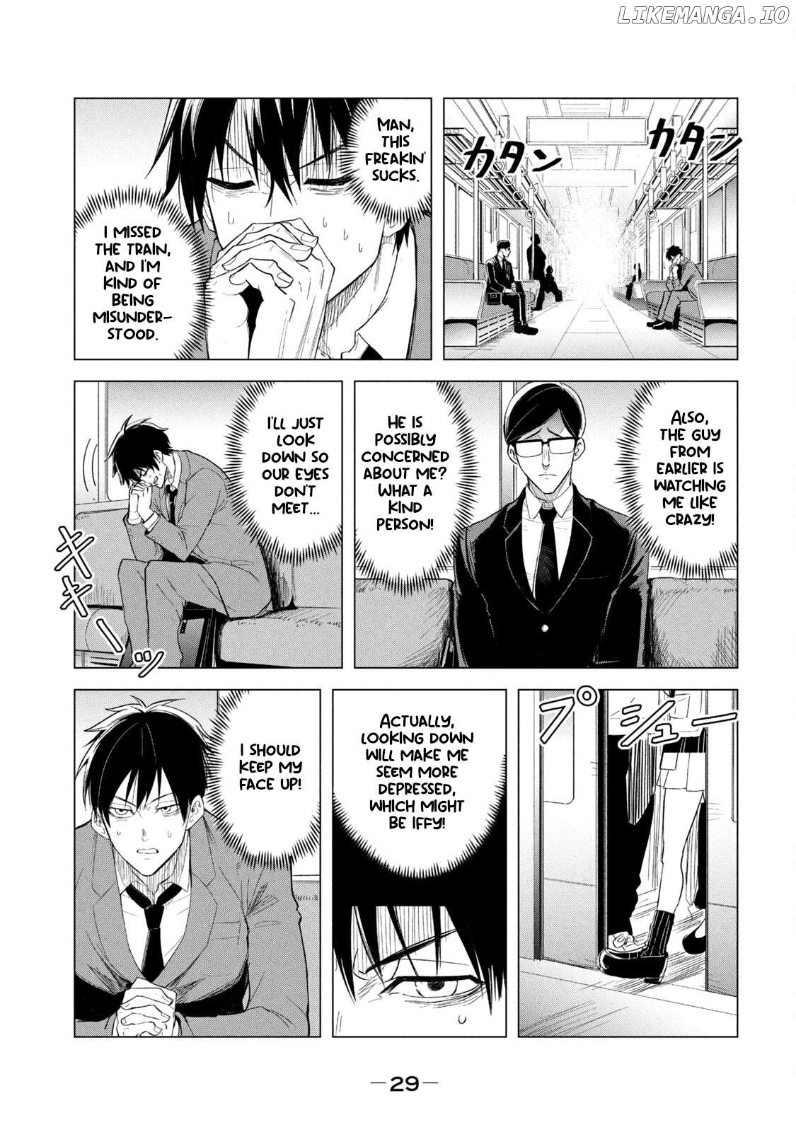 Asa no Tsuukin Densha de, Yatara to Hanashikakete Kuru Joshikousei. Chapter 2 - page 7
