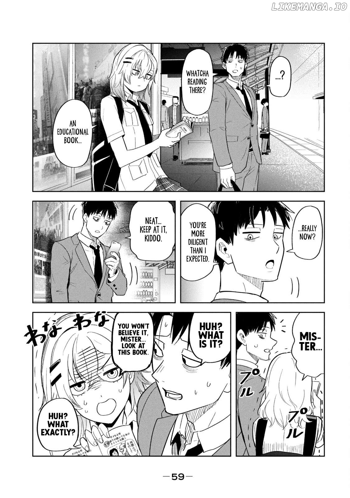 Asa no Tsuukin Densha de, Yatara to Hanashikakete Kuru Joshikousei. Chapter 4 - page 3