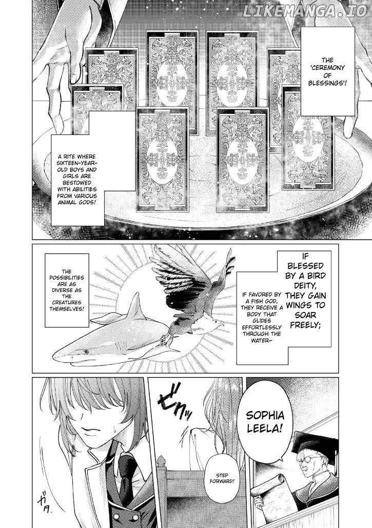 The young lady, who was blessed by the Gorilla God, is adored in the Royal Knight Order. Chapter 1 - page 3