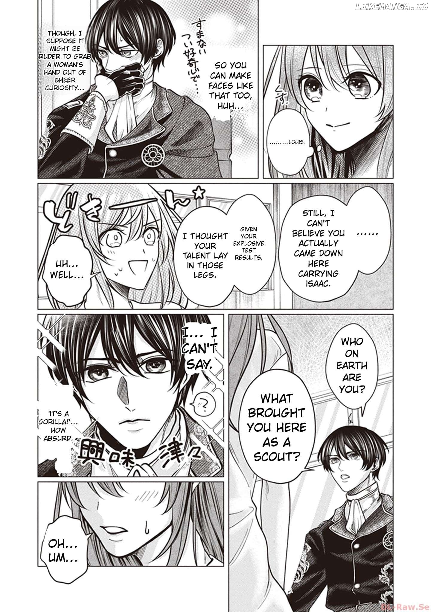 The young lady, who was blessed by the Gorilla God, is adored in the Royal Knight Order. Chapter 3 - page 2