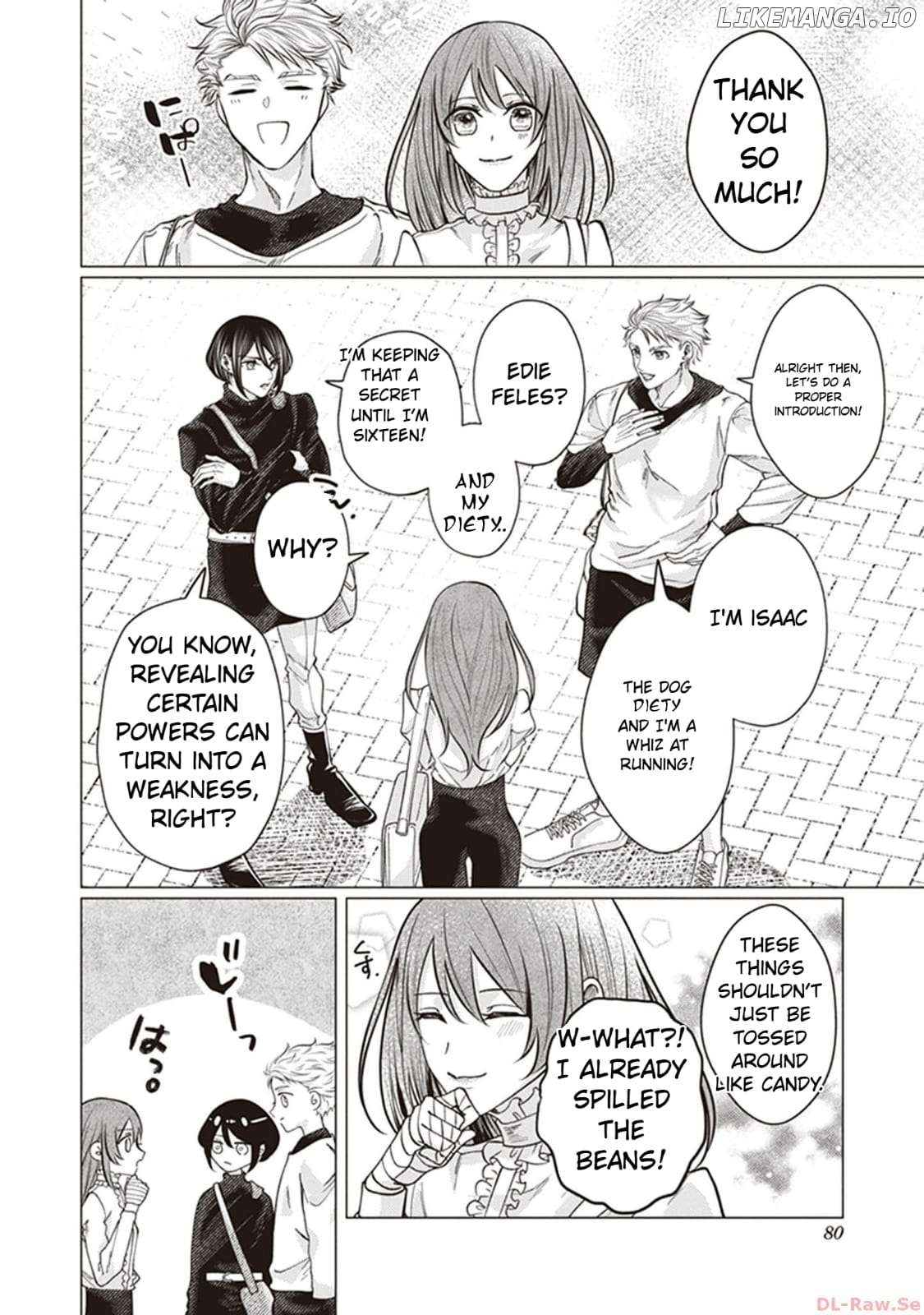 The young lady, who was blessed by the Gorilla God, is adored in the Royal Knight Order. Chapter 3 - page 20