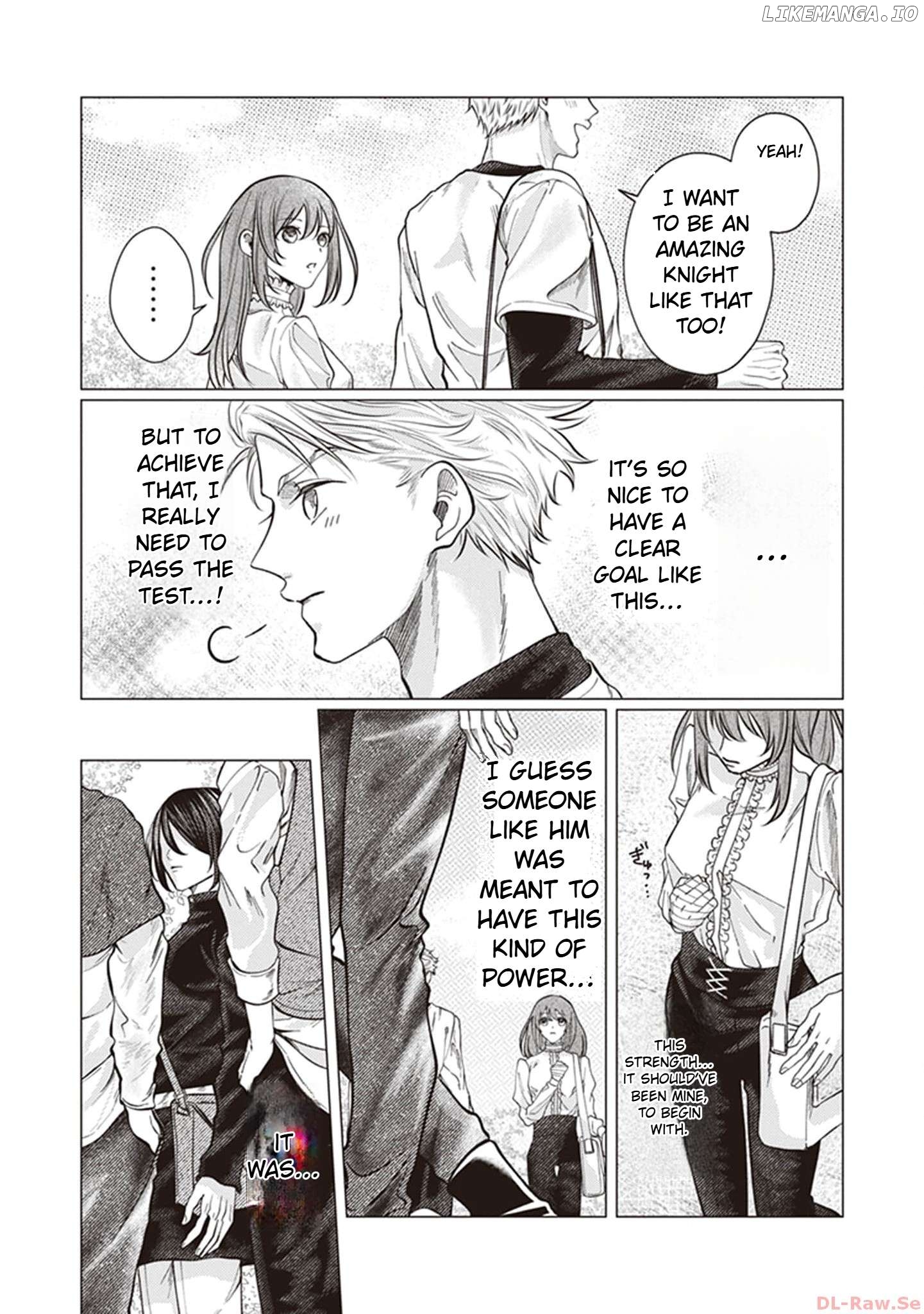 The young lady, who was blessed by the Gorilla God, is adored in the Royal Knight Order. Chapter 3 - page 9