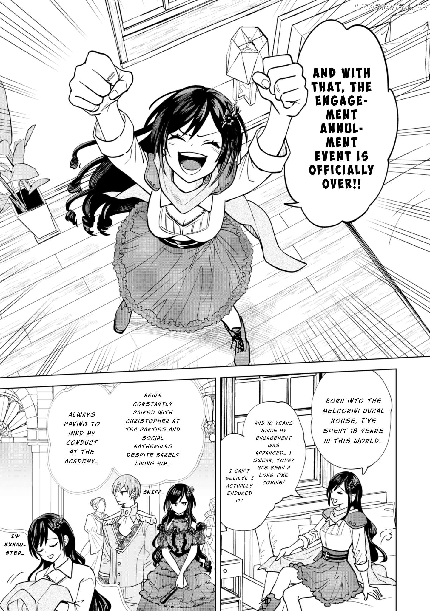 Akuyaku Reijou wa Slow Life wo Enjoy Shitai! ~Yatto Konyaku Hakisareta no ni, Daini Ouji ga Meccha Stalker Shitekurun desu kedo~ Chapter 1 - page 13
