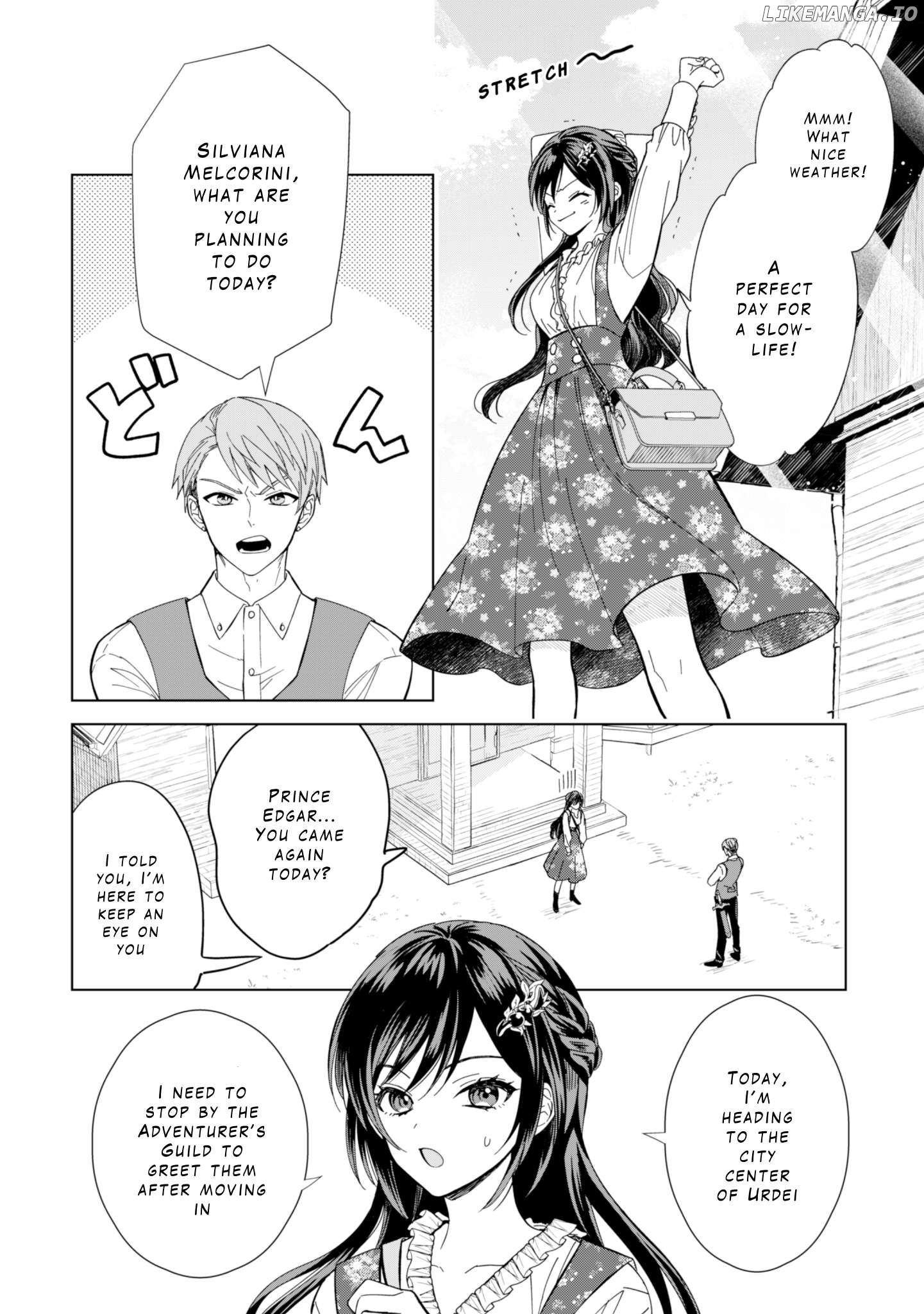 Akuyaku Reijou wa Slow Life wo Enjoy Shitai! ~Yatto Konyaku Hakisareta no ni, Daini Ouji ga Meccha Stalker Shitekurun desu kedo~ Chapter 4 - page 2