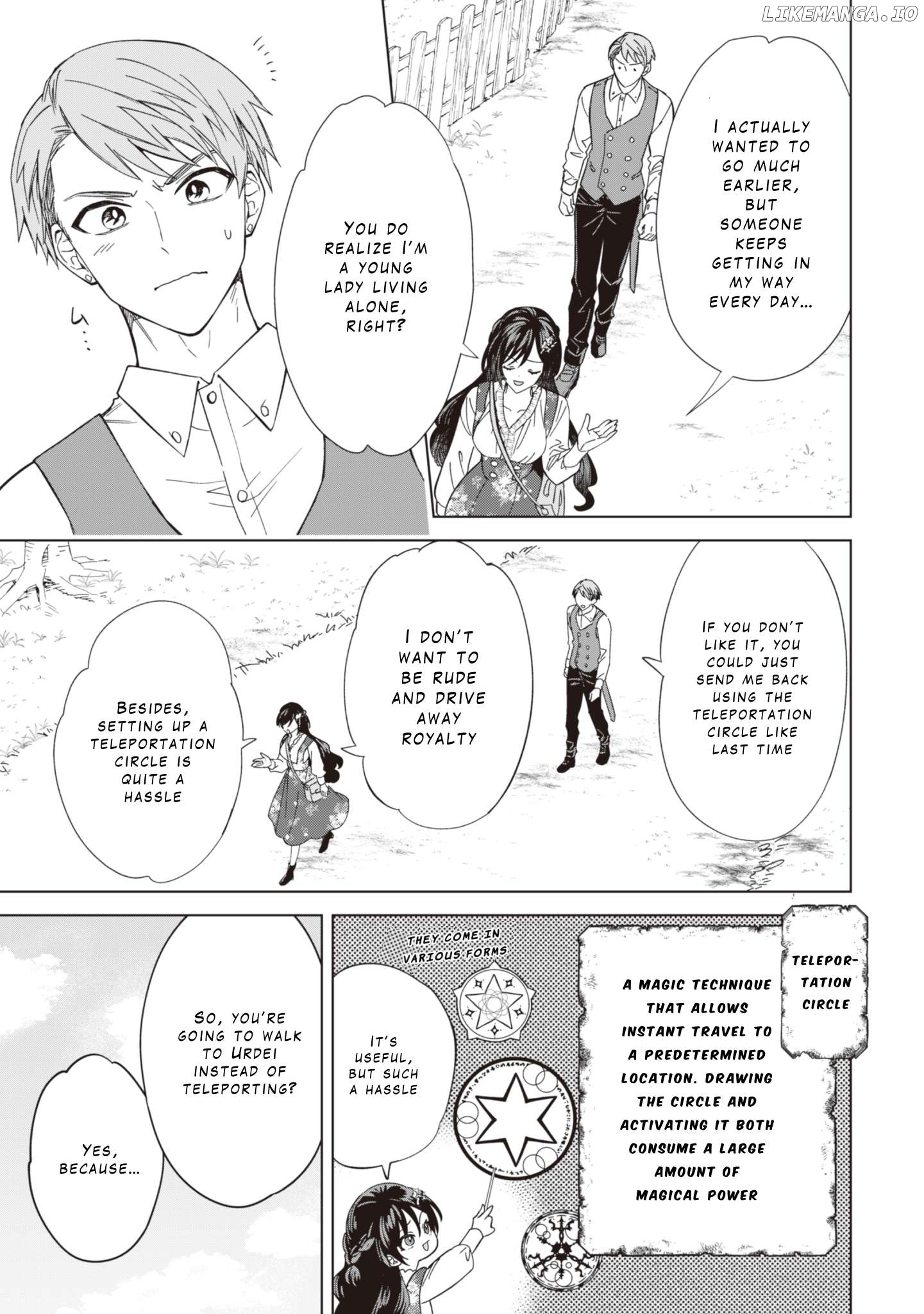 Akuyaku Reijou wa Slow Life wo Enjoy Shitai! ~Yatto Konyaku Hakisareta no ni, Daini Ouji ga Meccha Stalker Shitekurun desu kedo~ Chapter 4 - page 3