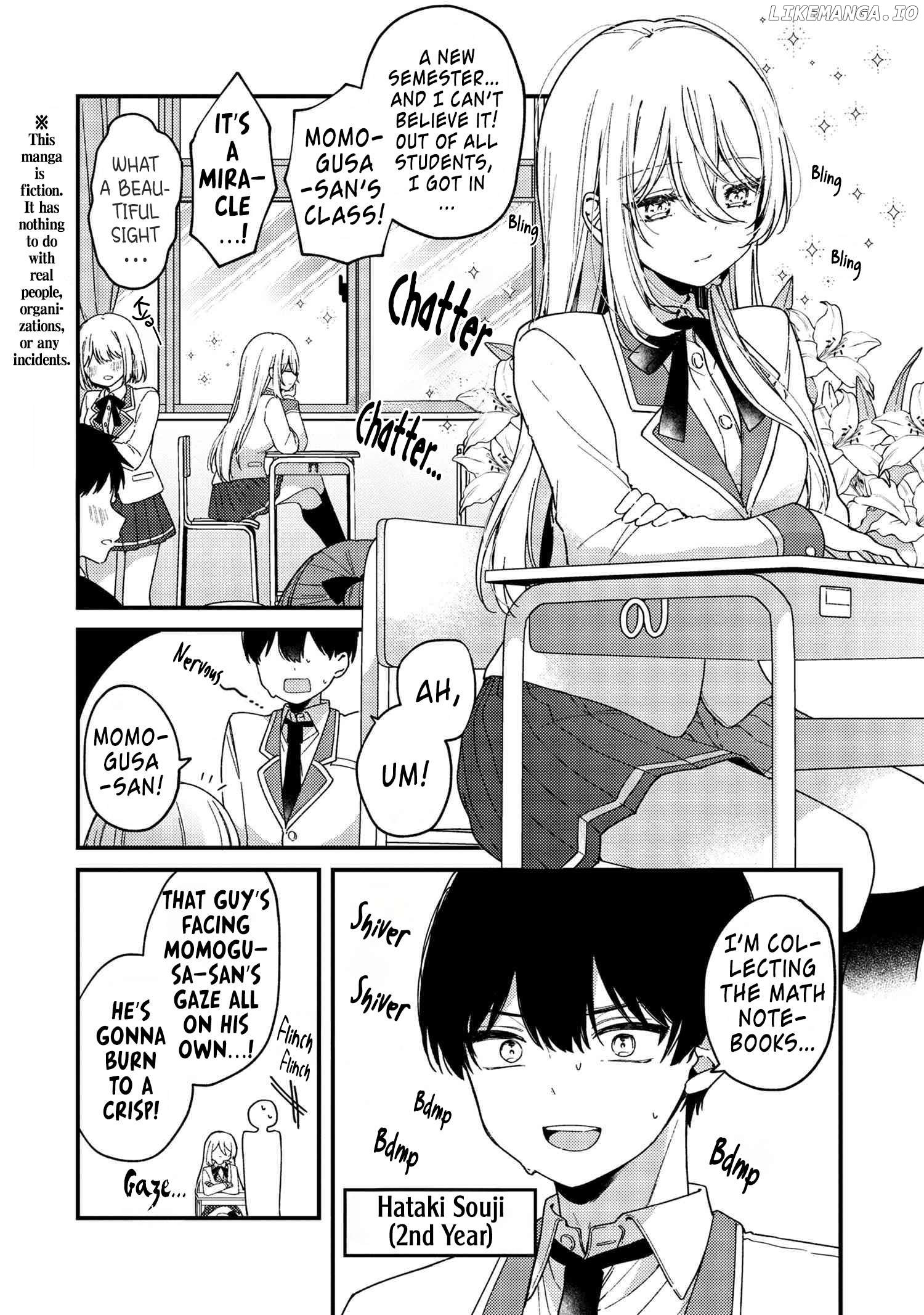 Momogusa-san ga Momogusa Sugiru!! Chapter 1 - page 3