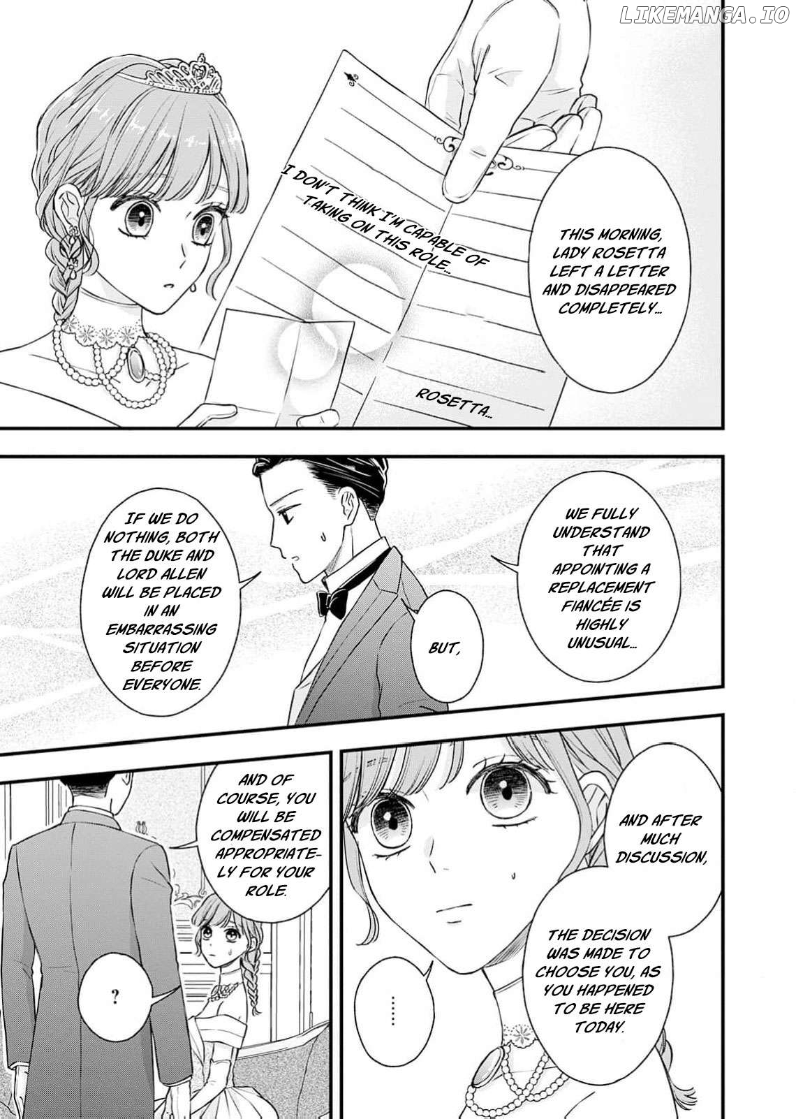 "Kuji" kara Hajimaru Konyaku Seikatsu ~Gensei naru Chuusen no Kekka, Warawanai Jiki Koushaku-sama no Konyakusha ni Tousen shimashita~ Chapter 1 - page 28