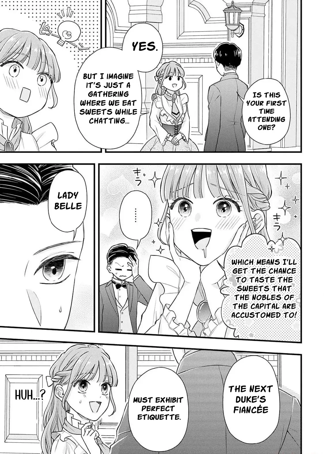 "Kuji" kara Hajimaru Konyaku Seikatsu ~Gensei naru Chuusen no Kekka, Warawanai Jiki Koushaku-sama no Konyakusha ni Tousen shimashita~ Chapter 3 - page 7