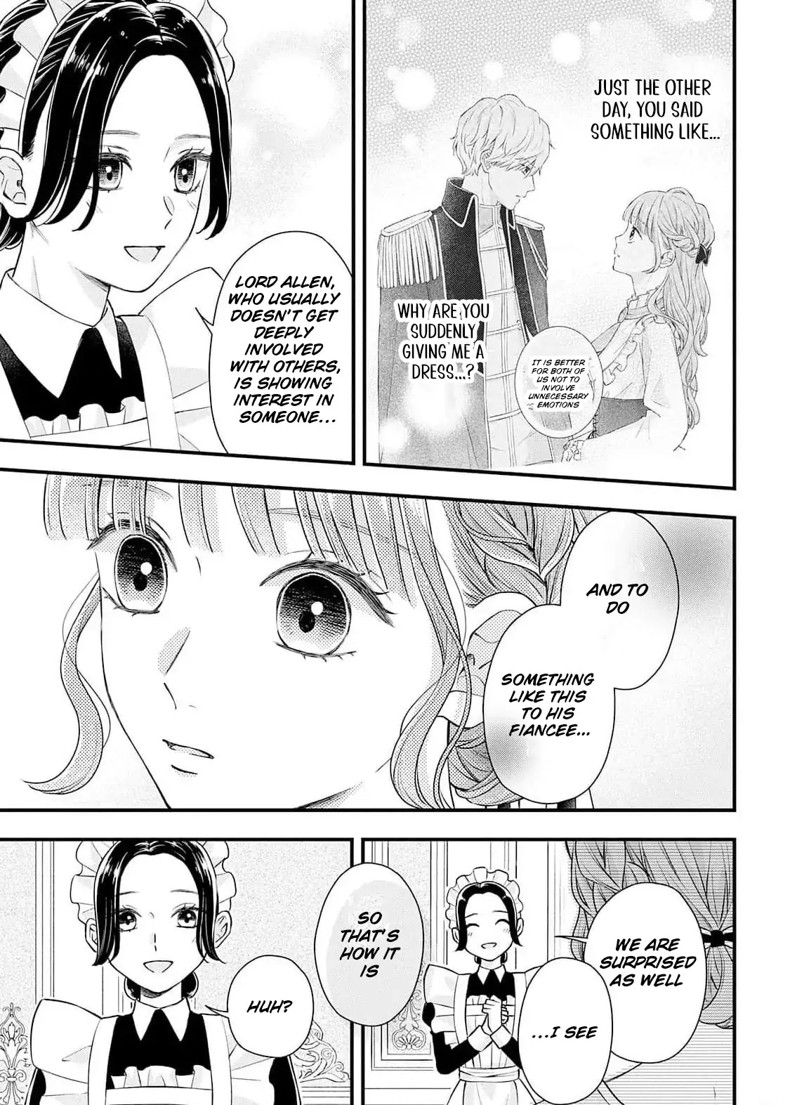"Kuji" kara Hajimaru Konyaku Seikatsu ~Gensei naru Chuusen no Kekka, Warawanai Jiki Koushaku-sama no Konyakusha ni Tousen shimashita~ Chapter 4 - page 23