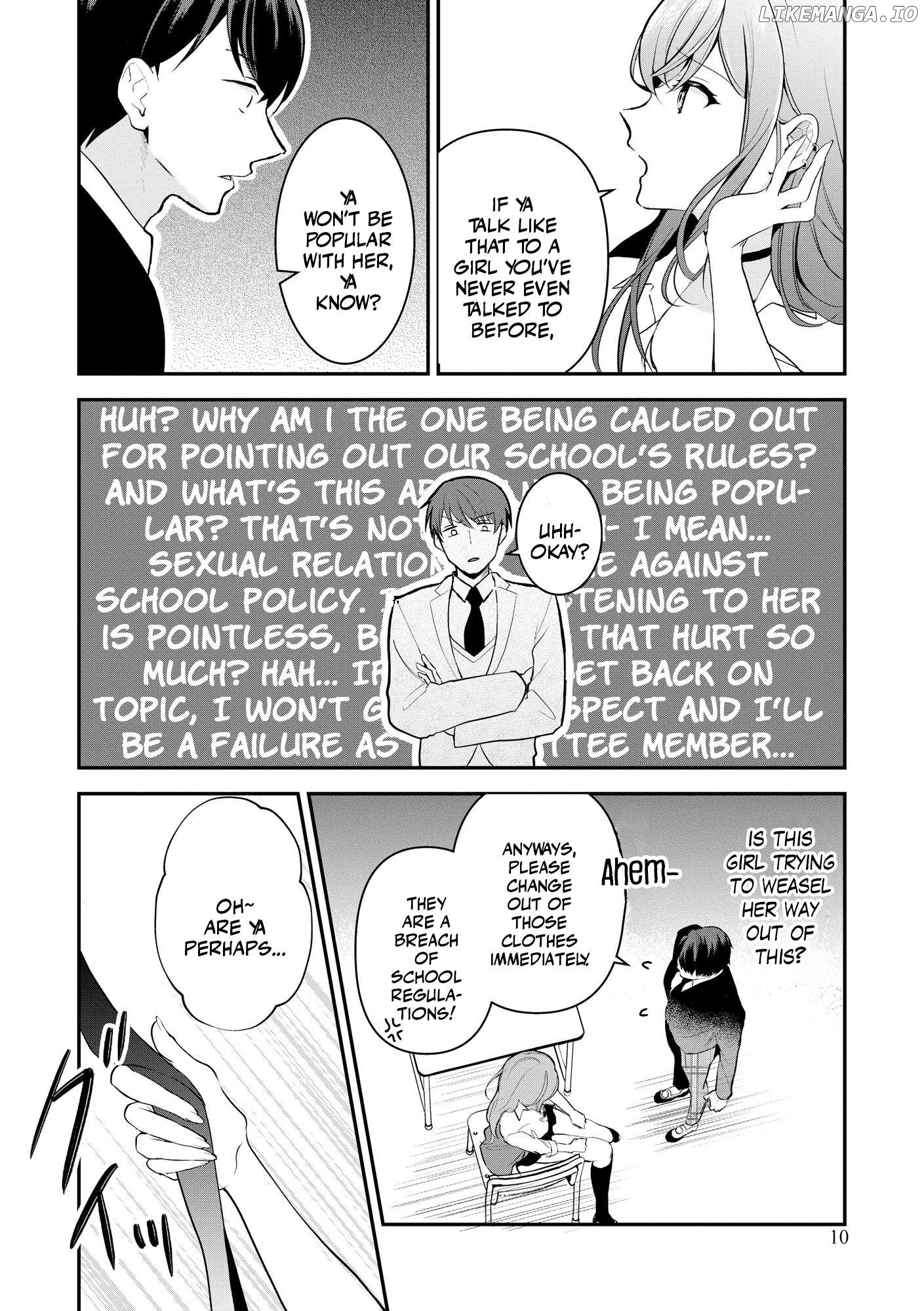 Fuukiin to Gal wa Wakari Aitai Chapter 1 - page 8