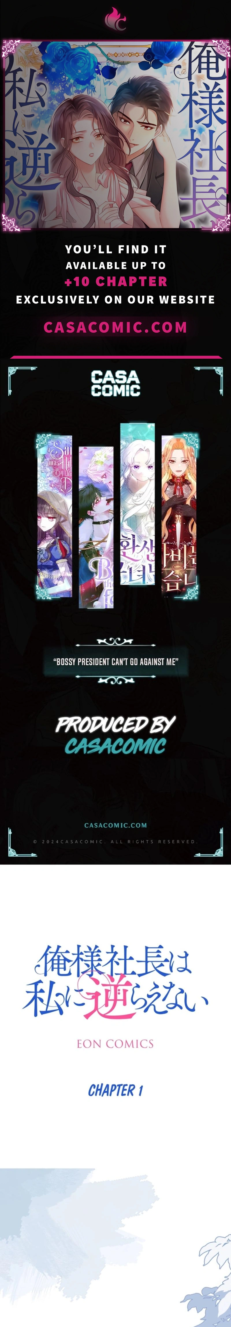 Bossy President Can't Go Against Me Chapter 1 - page 1