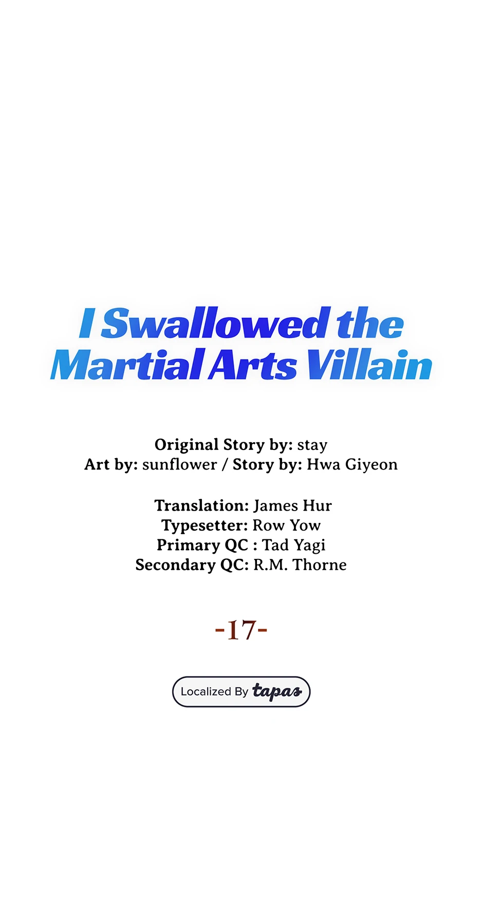 I Swallowed the Martial Arts Villain [Official] Chapter 17 - page 1