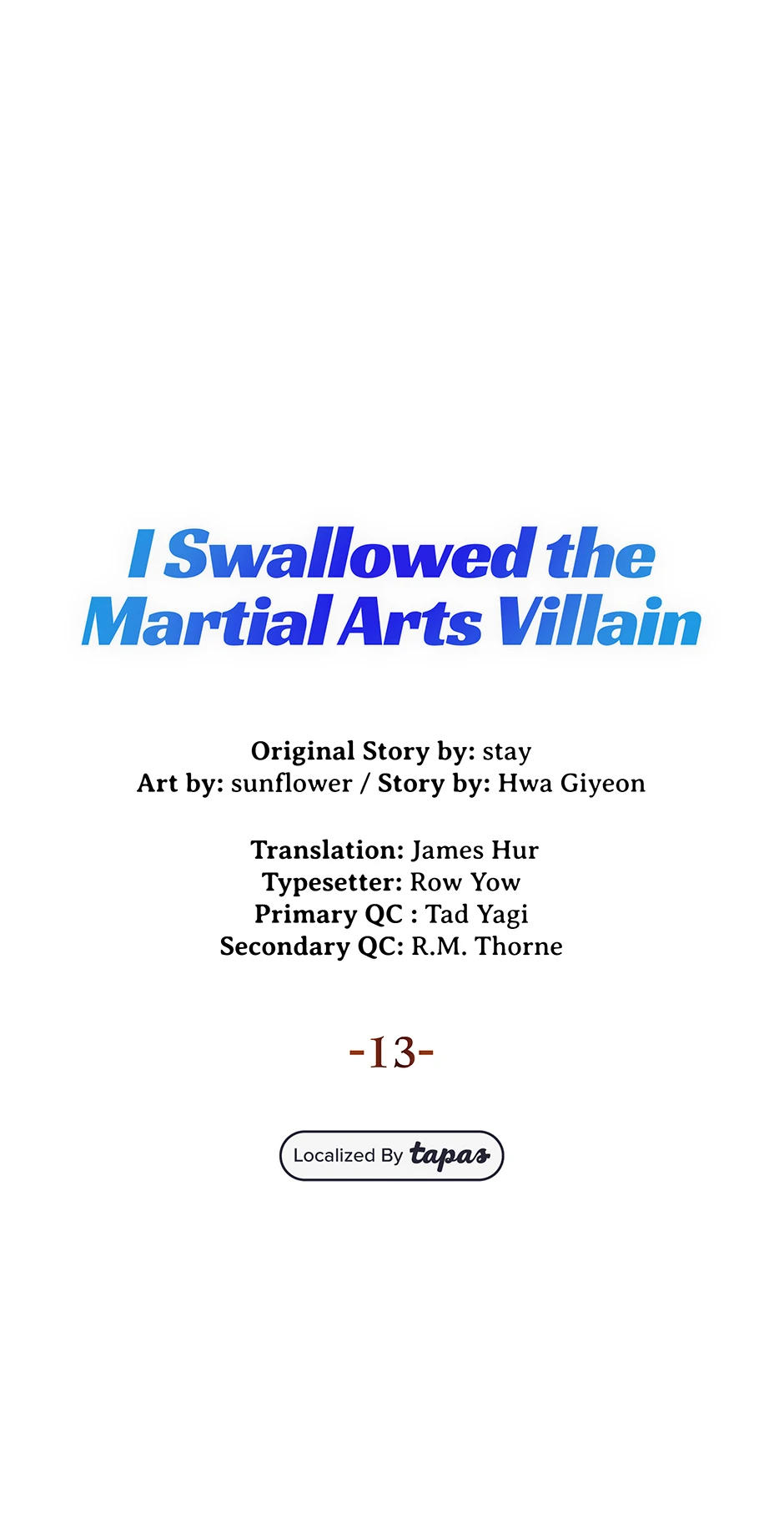I Swallowed the Martial Arts Villain [Official] Chapter 13 - page 1