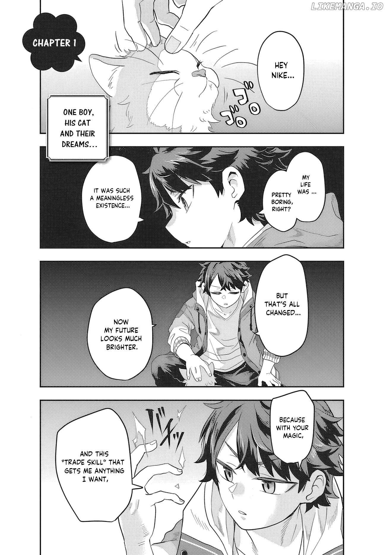 Muteki Shounin no Isekai Nariagari Monogatari ~Gendai no Seihin o Jizai ni Toriyoseru Sukiru ga Aru Node Isekai de wa Rakushoudesu~ Chapter 1 - page 1