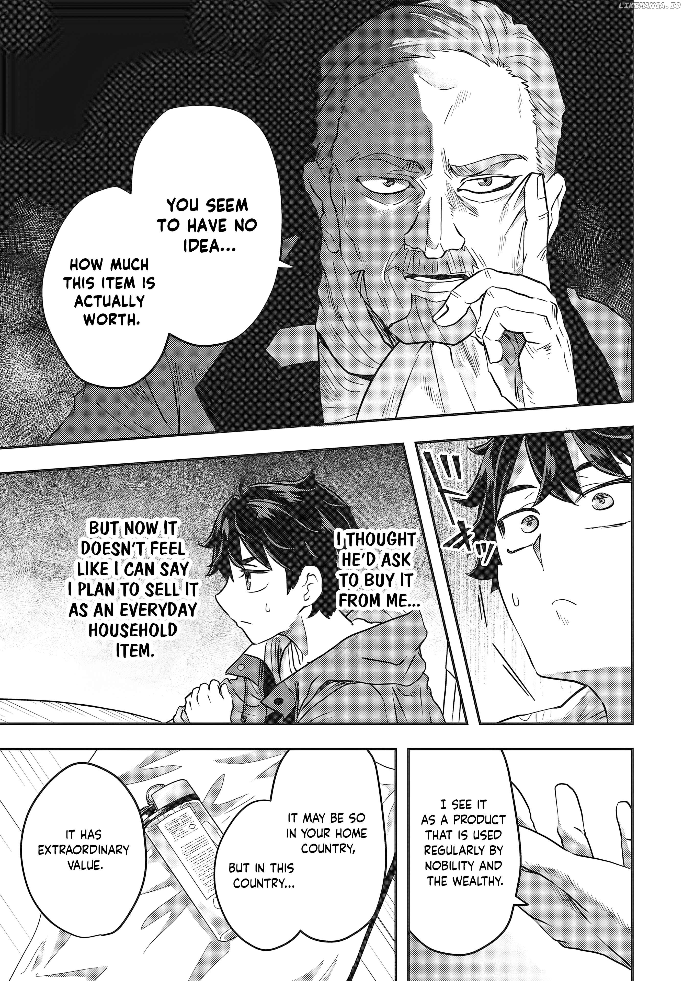 Muteki Shounin no Isekai Nariagari Monogatari ~Gendai no Seihin o Jizai ni Toriyoseru Sukiru ga Aru Node Isekai de wa Rakushoudesu~ Chapter 2 - page 19