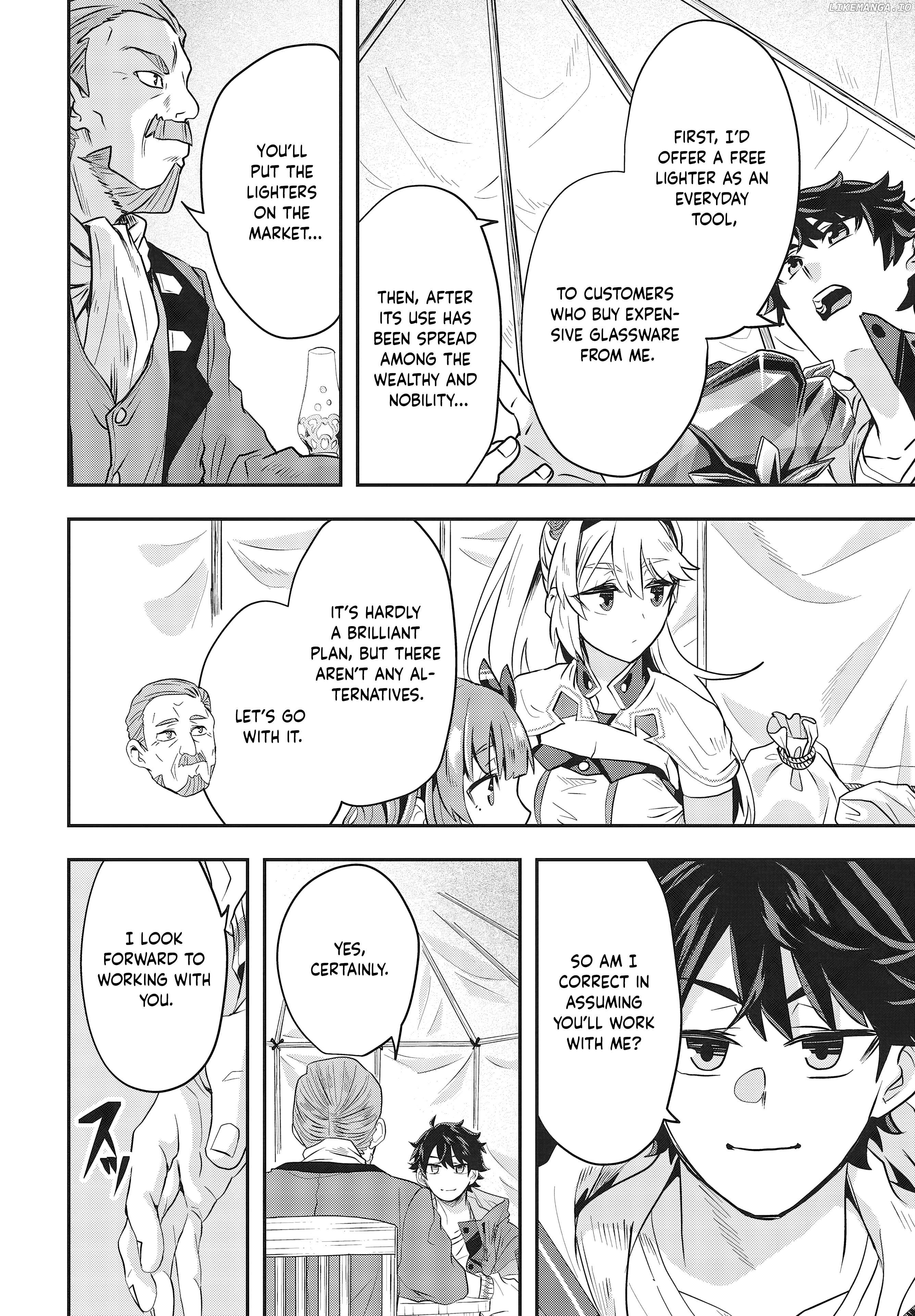 Muteki Shounin no Isekai Nariagari Monogatari ~Gendai no Seihin o Jizai ni Toriyoseru Sukiru ga Aru Node Isekai de wa Rakushoudesu~ Chapter 2 - page 28