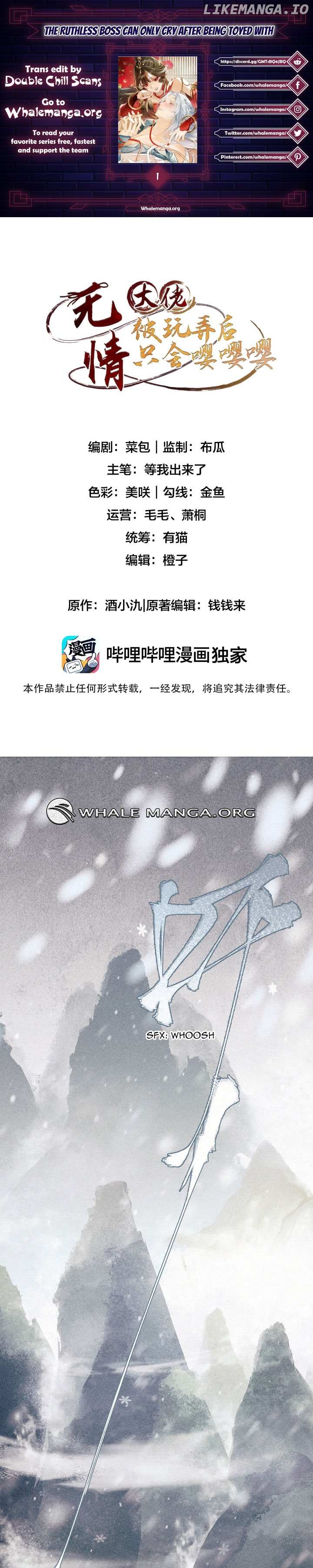 The Ruthless Boss Can Only Cry After Being Toyed With Chapter 1 - page 1