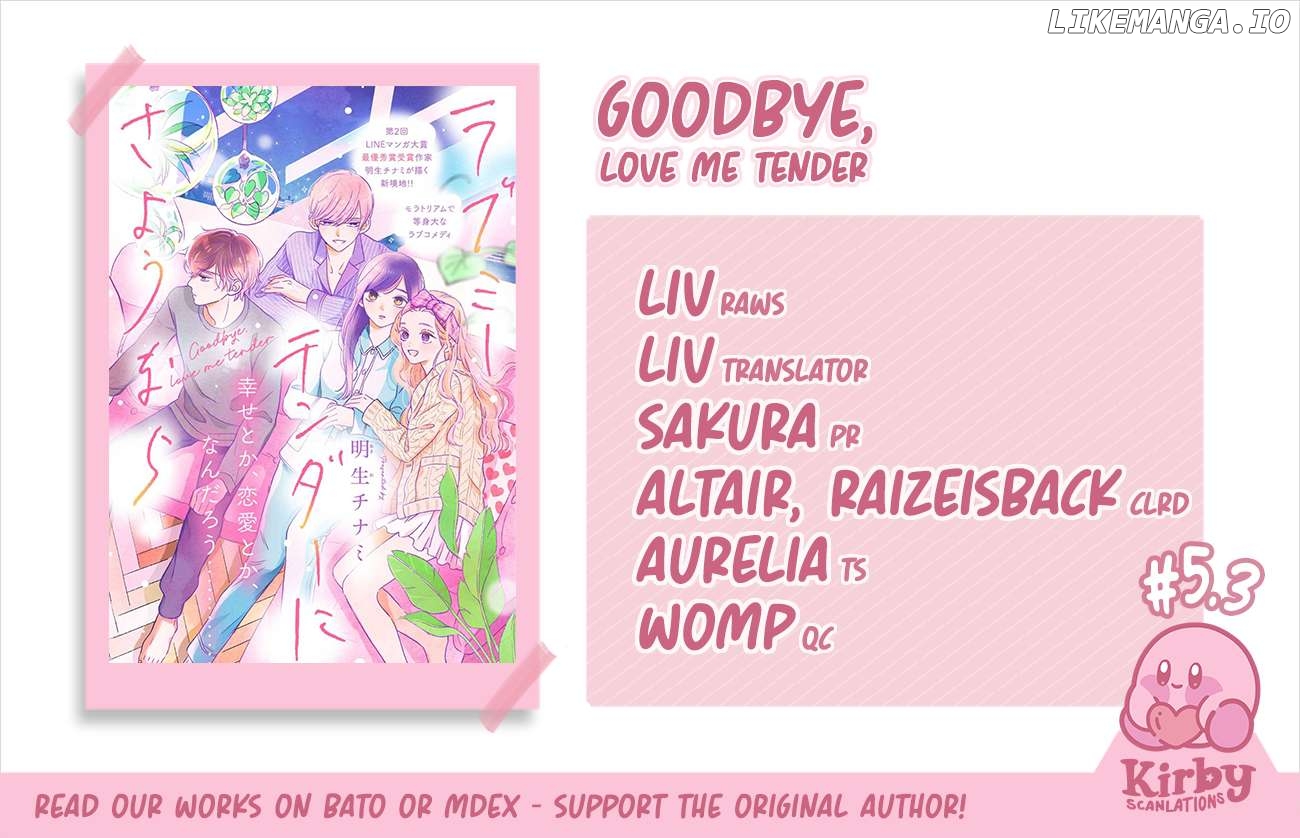 Love Me Tender ni Sayonara Chapter 5.3 - page 2
