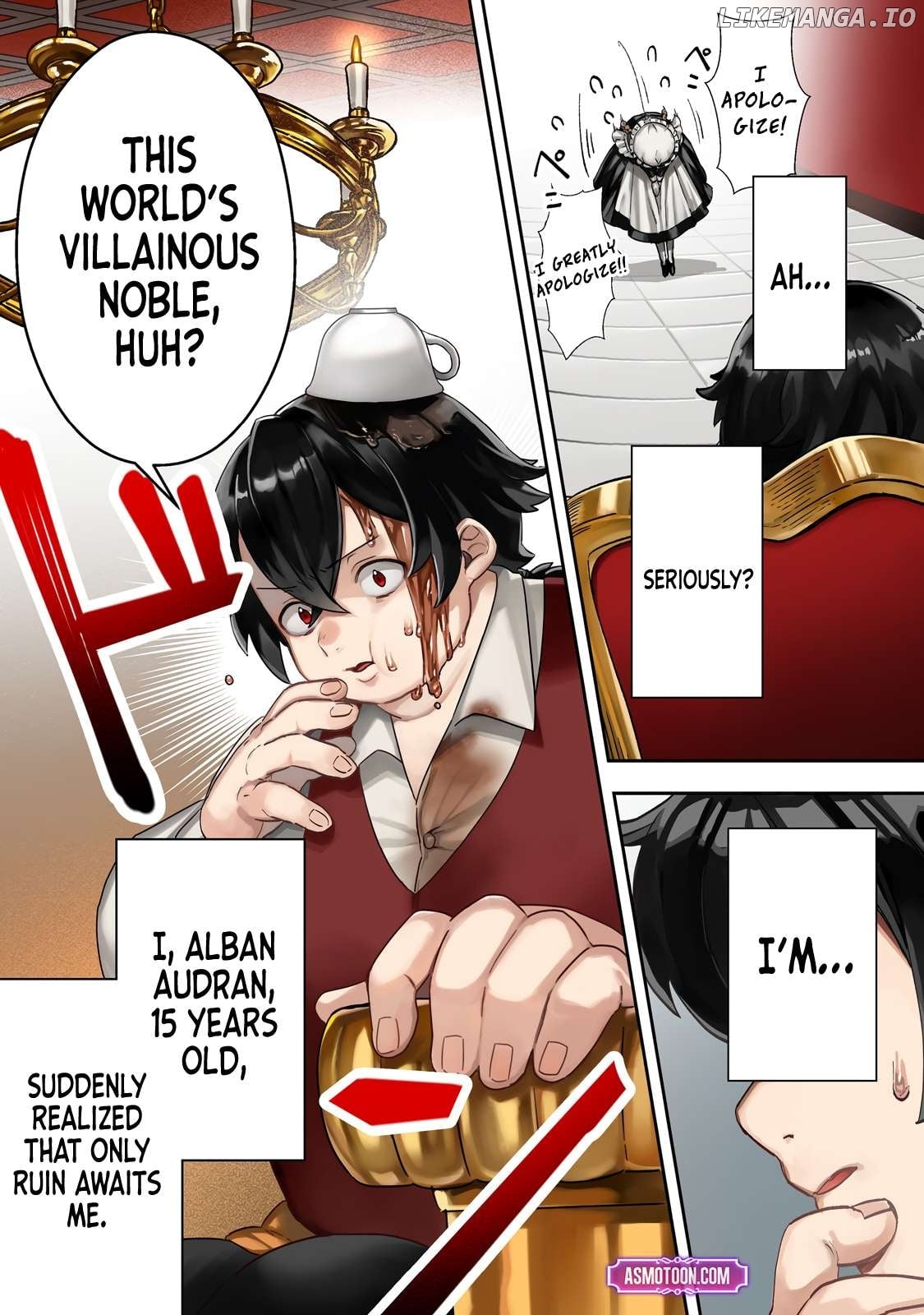When I, The Lazy Villainous Noble, Got Married With The Villainous Young Lady Who Had Her Engagement Broken Off, We Became The Most Fearsome Couple Chapter 1 - page 2