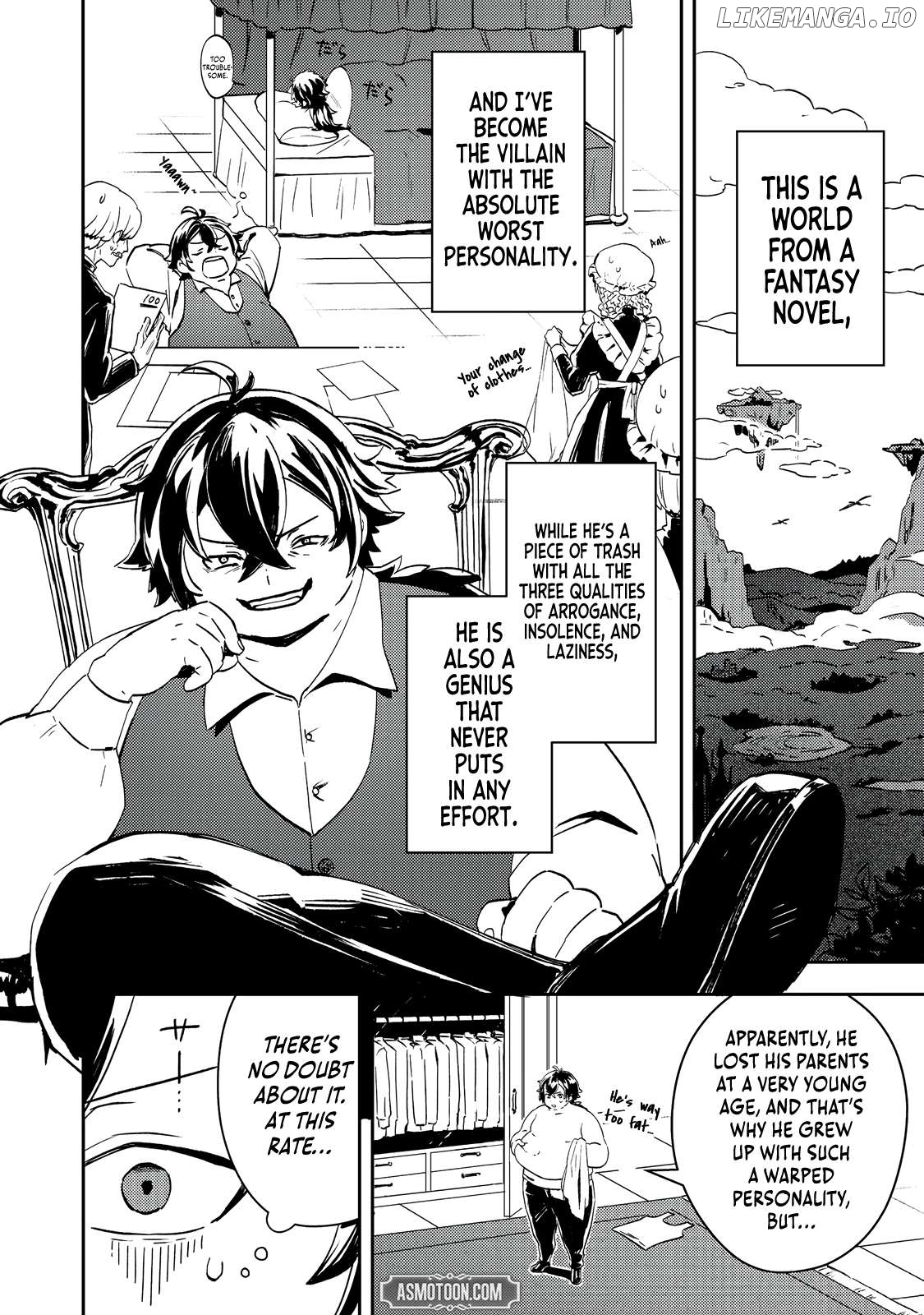 When I, The Lazy Villainous Noble, Got Married With The Villainous Young Lady Who Had Her Engagement Broken Off, We Became The Most Fearsome Couple Chapter 1 - page 4