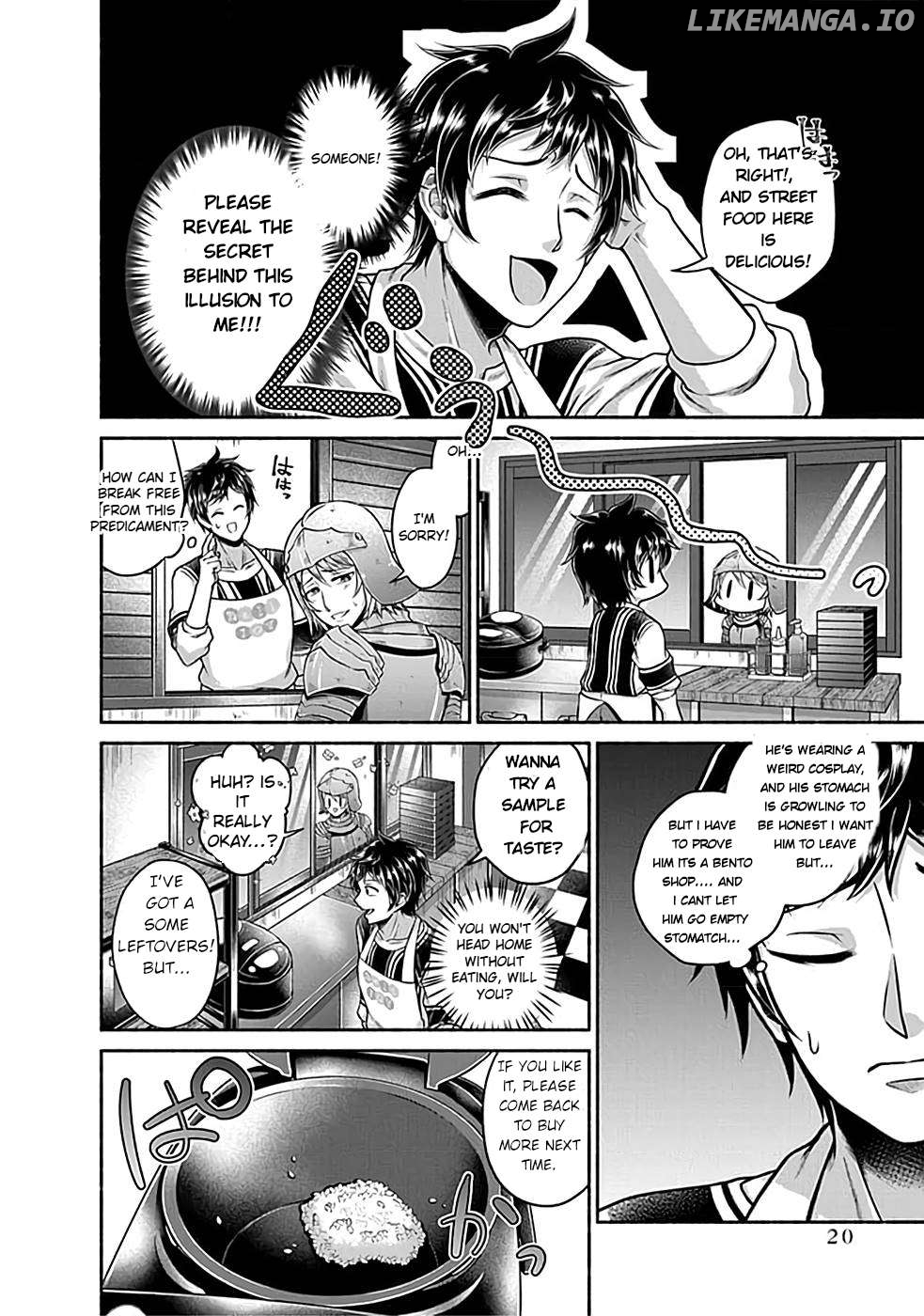 Kitchen Car "Deli-joy" - Shasou Kara Isekai e Umaimono Mitsuyu Hanbaichuu! Chapter 1.1 - page 18