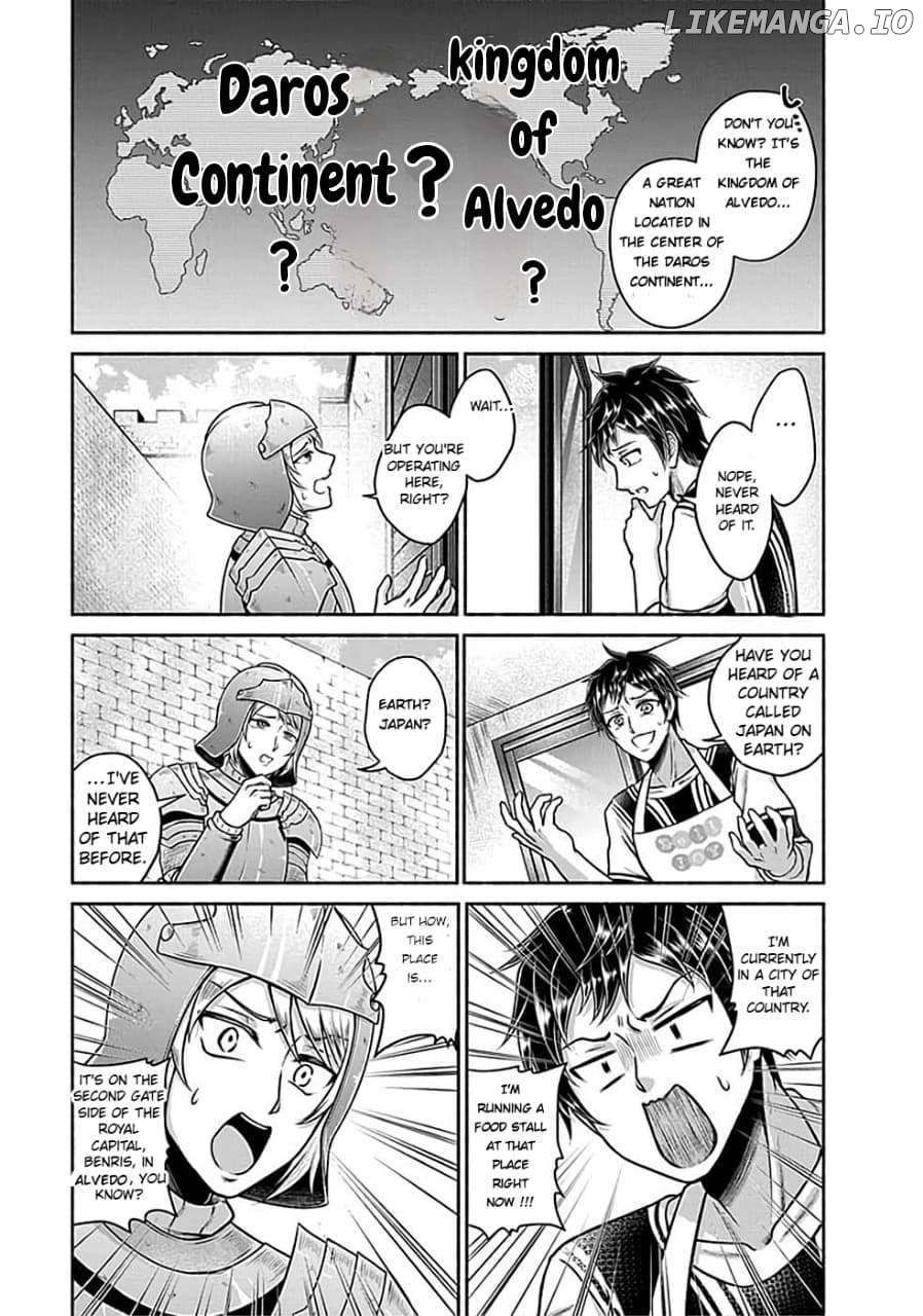 Kitchen Car "Deli-joy" - Shasou Kara Isekai e Umaimono Mitsuyu Hanbaichuu! Chapter 1.2 - page 12