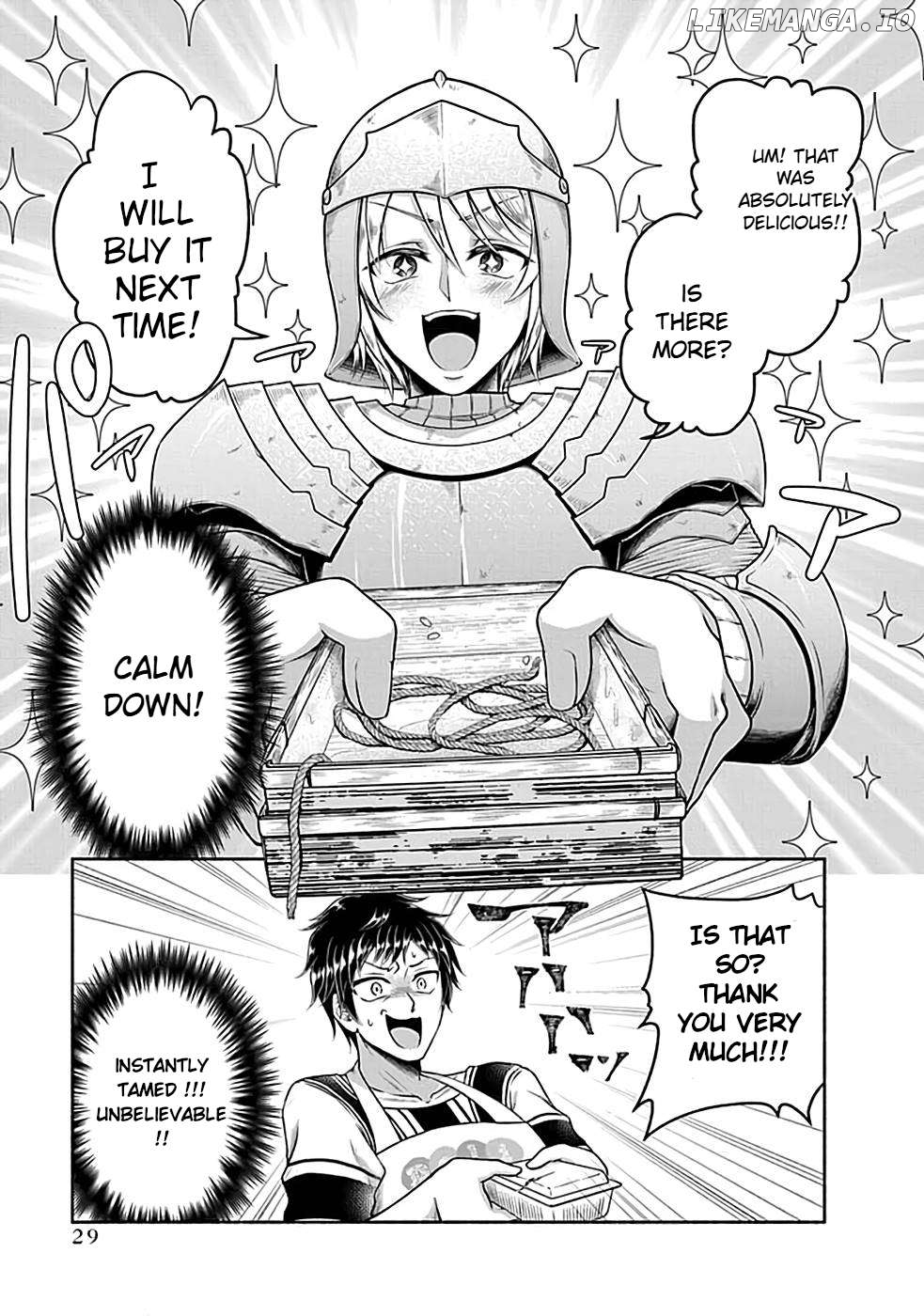 Kitchen Car "Deli-joy" - Shasou Kara Isekai e Umaimono Mitsuyu Hanbaichuu! Chapter 1.2 - page 8