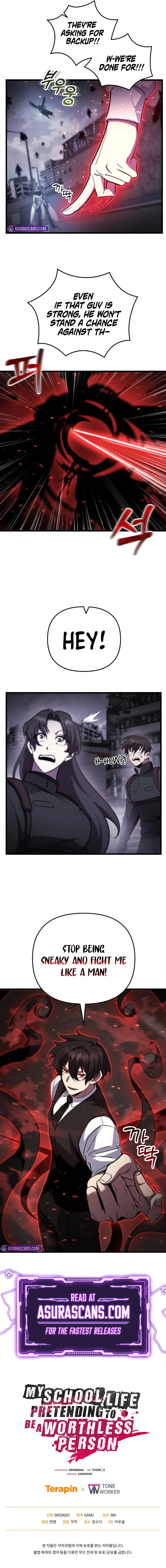 My School Life Pretending To Be a Worthless Person Chapter 98 - page 10