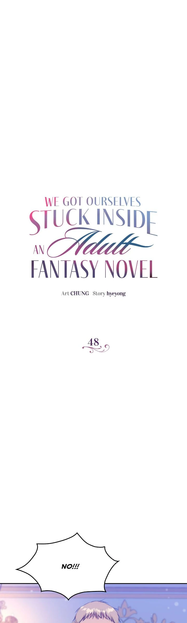 We Got Ourselves Stuck Inside an Adult Fantasy Novel Chapter 48 - page 1
