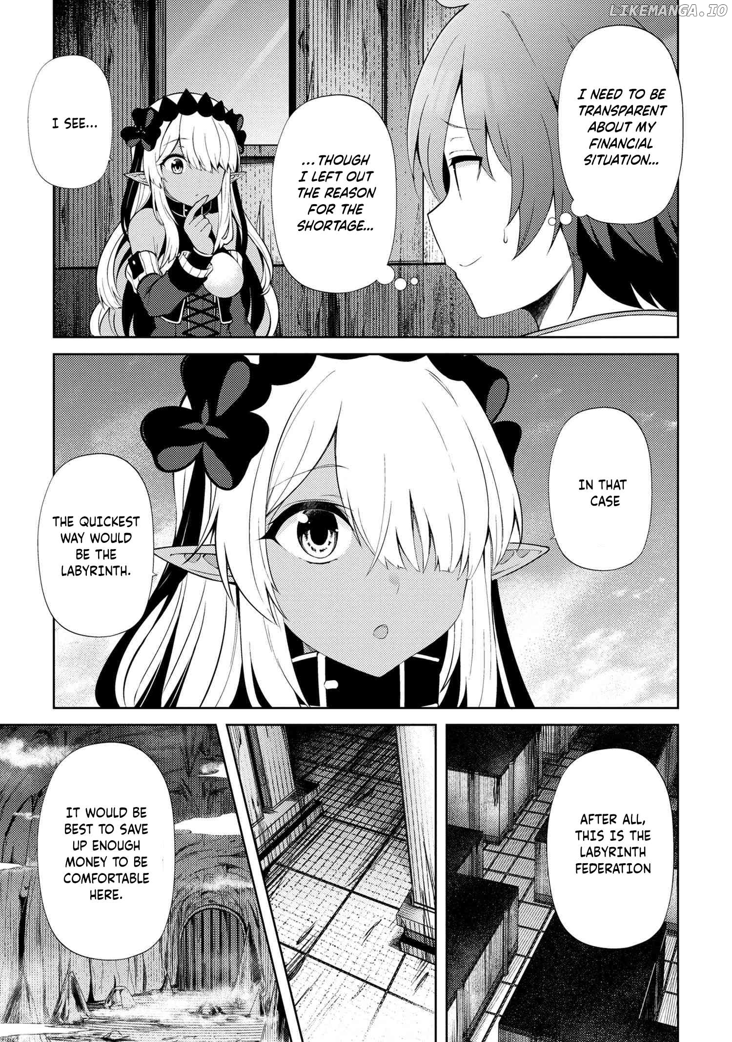 Ie ga Moete Jinsei Dou Demo Yoku Natta kara, Nokotta Nakenashi no Kin de Dark Elf no Dorei o Katta Chapter 19.1 - page 4