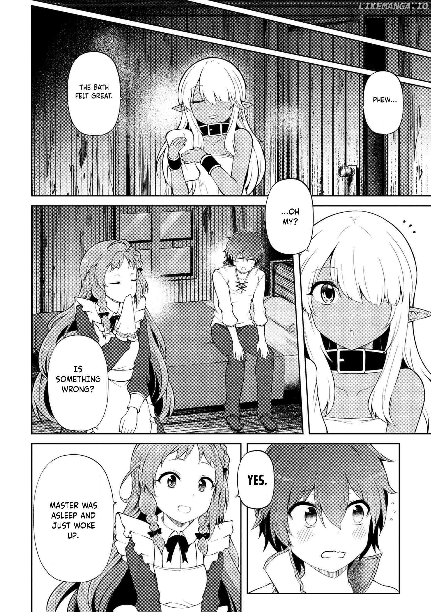 Ie ga Moete Jinsei Dou Demo Yoku Natta kara, Nokotta Nakenashi no Kin de Dark Elf no Dorei o Katta Chapter 20.2 - page 14