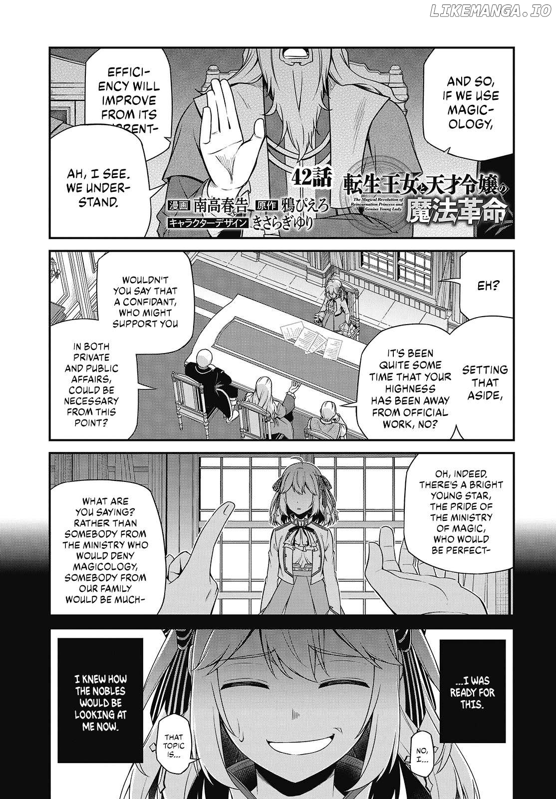 The Magical Revolution of the Reincarnated Princess and the Genius Young Lady Chapter 42 - page 1