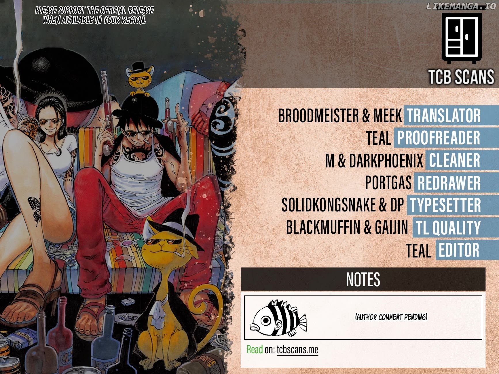 One Piece Chapter 1140 - page 2