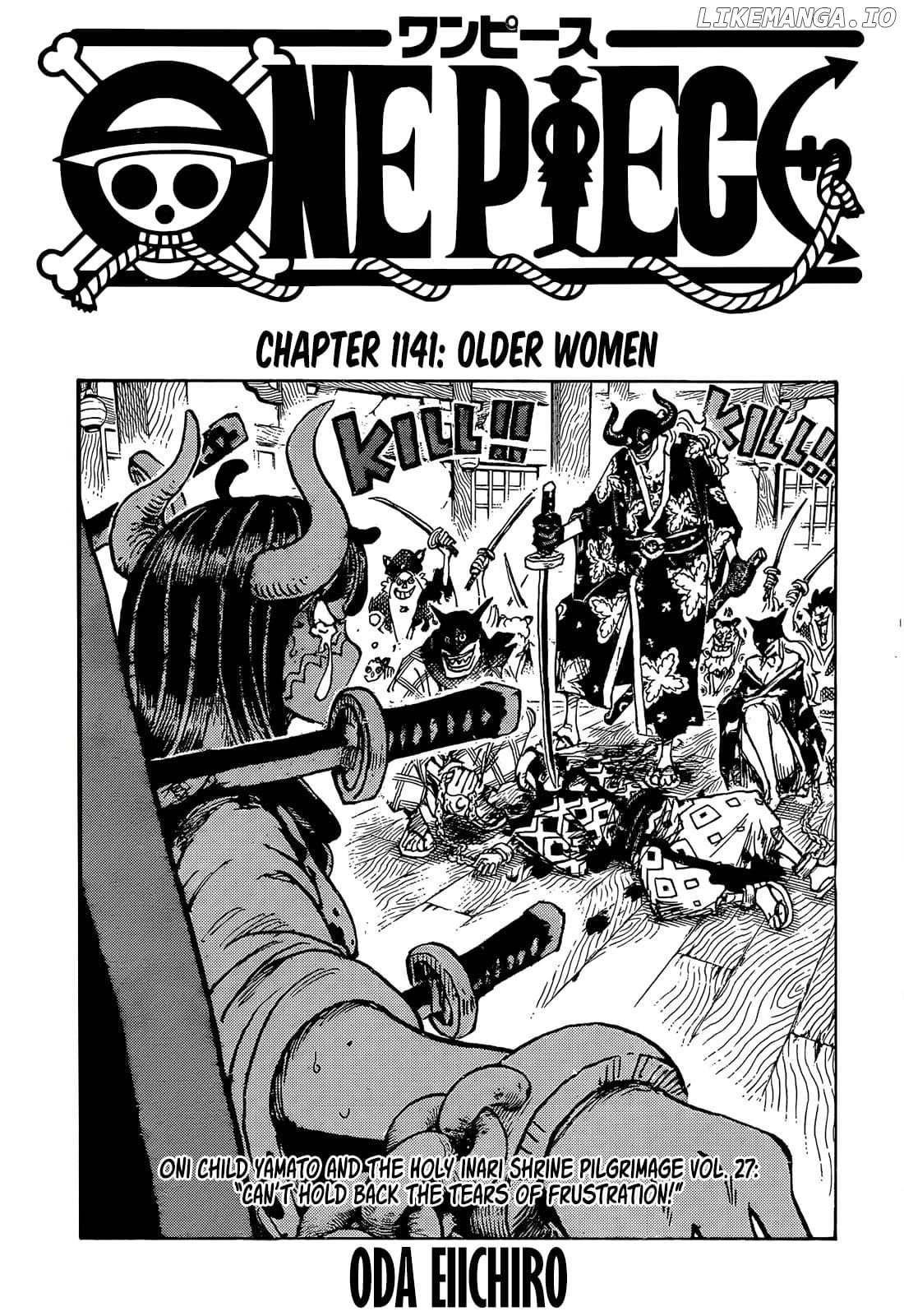 One Piece Chapter 1141 - page 1