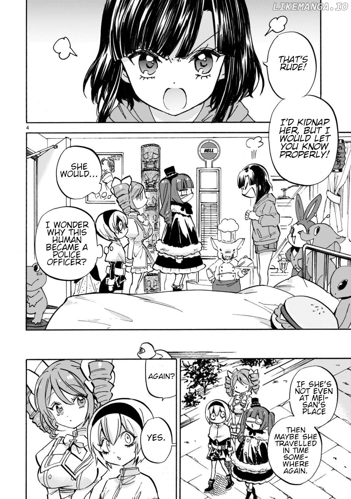 Jashin-chan Dropkick Chapter 272 - page 4