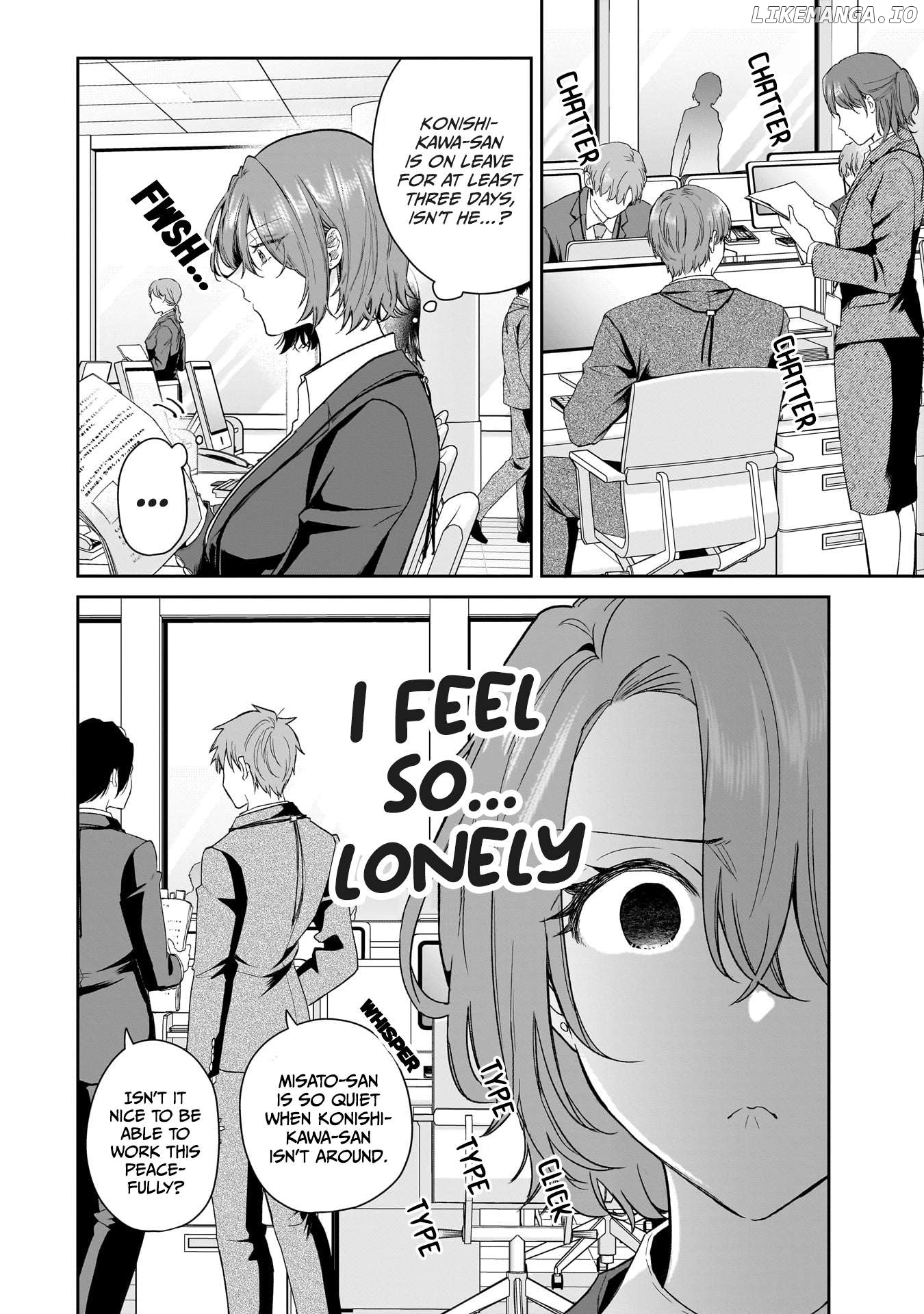 Misato-San Is A Bit Cold Towards Her Boss Who Pampers Chapter 27 - page 4