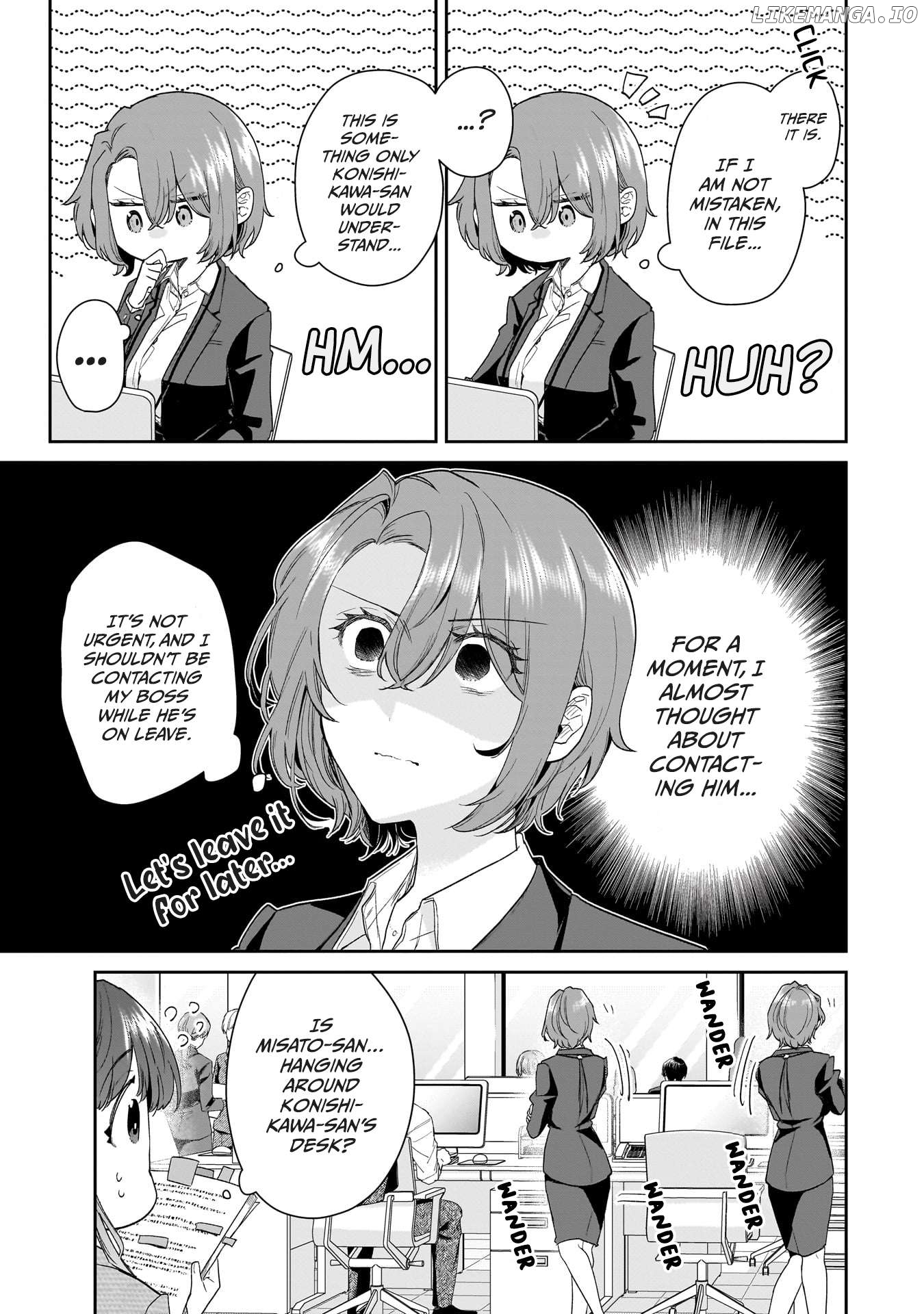 Misato-San Is A Bit Cold Towards Her Boss Who Pampers Chapter 27 - page 5