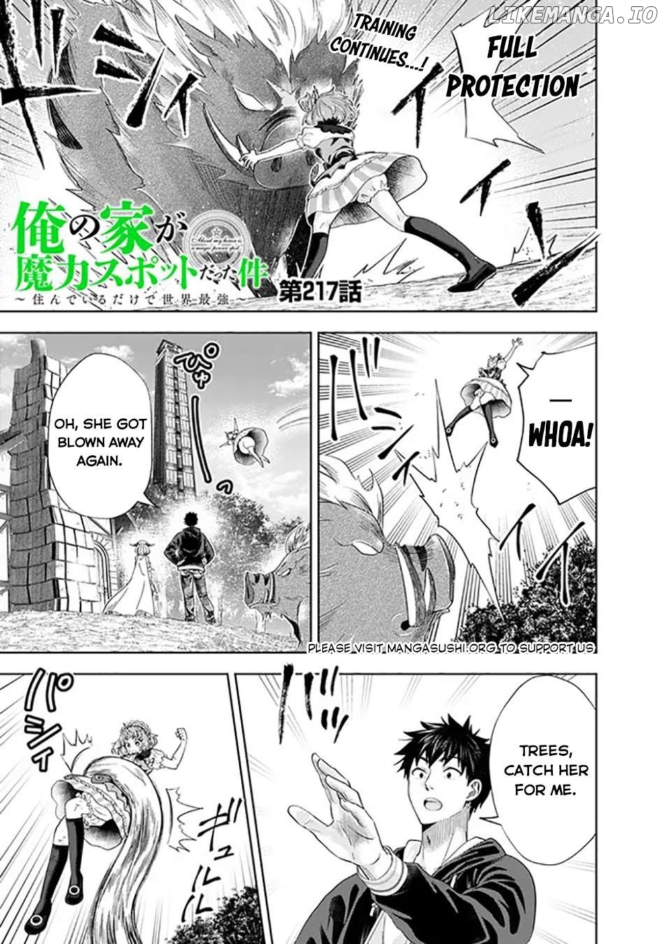 Ore no ie ga Maryoku Spot Datta Ken - Sundeiru Dake de Sekai Saikyou Chapter 217 - page 2