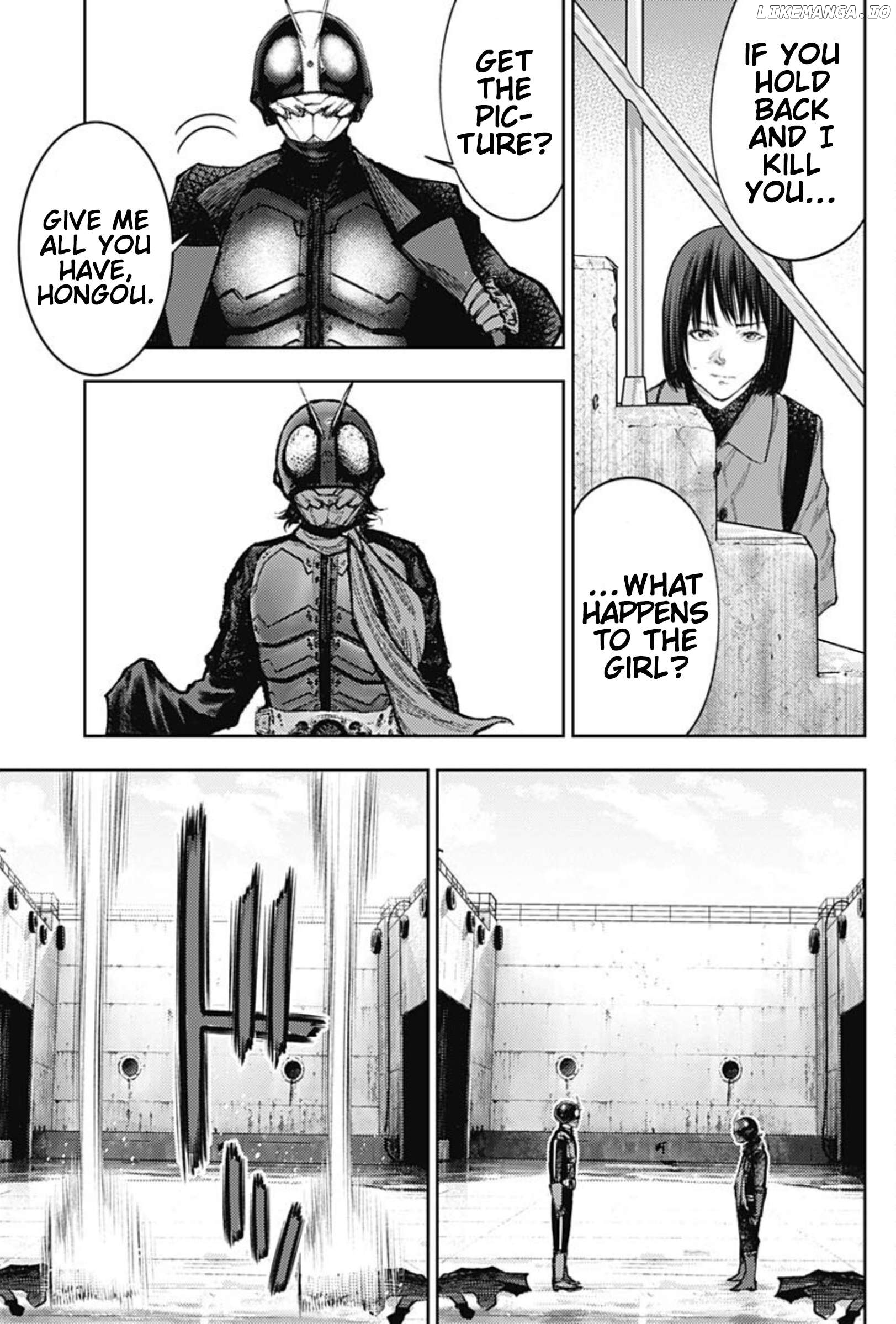 There is no true peace in this world -Shin Kamen Rider SHOCKER SIDE- Chapter 77 - page 13