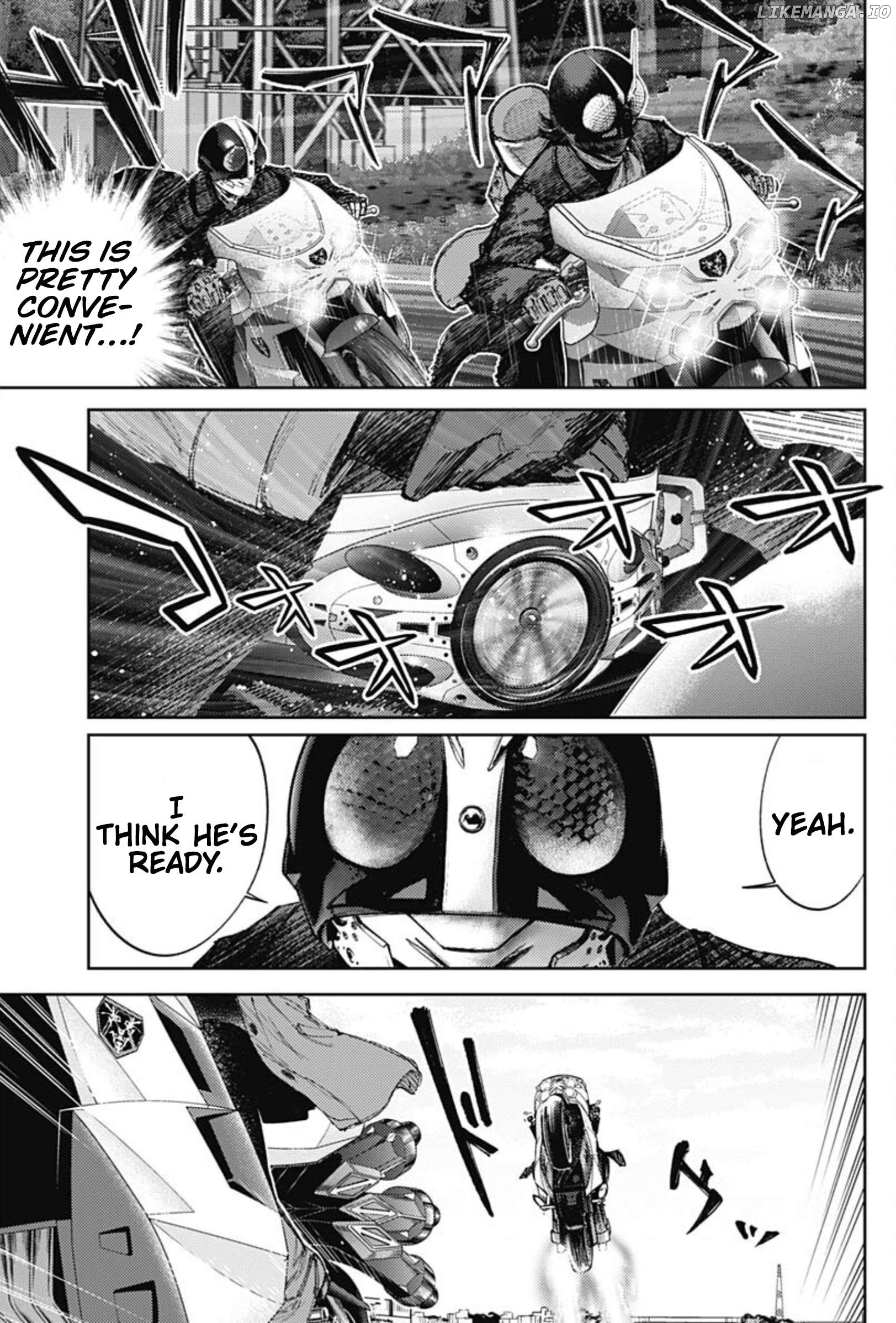 There is no true peace in this world -Shin Kamen Rider SHOCKER SIDE- Chapter 77 - page 9