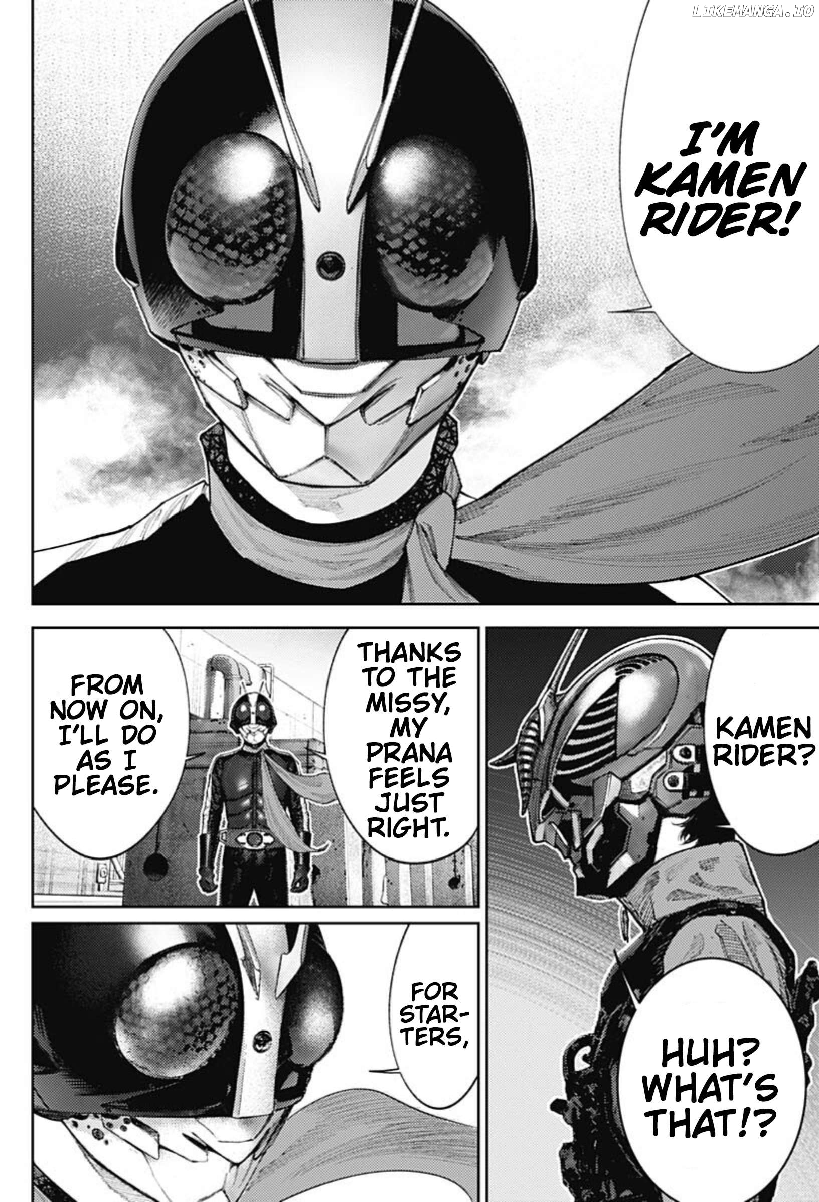 There is no true peace in this world -Shin Kamen Rider SHOCKER SIDE- Chapter 78 - page 16