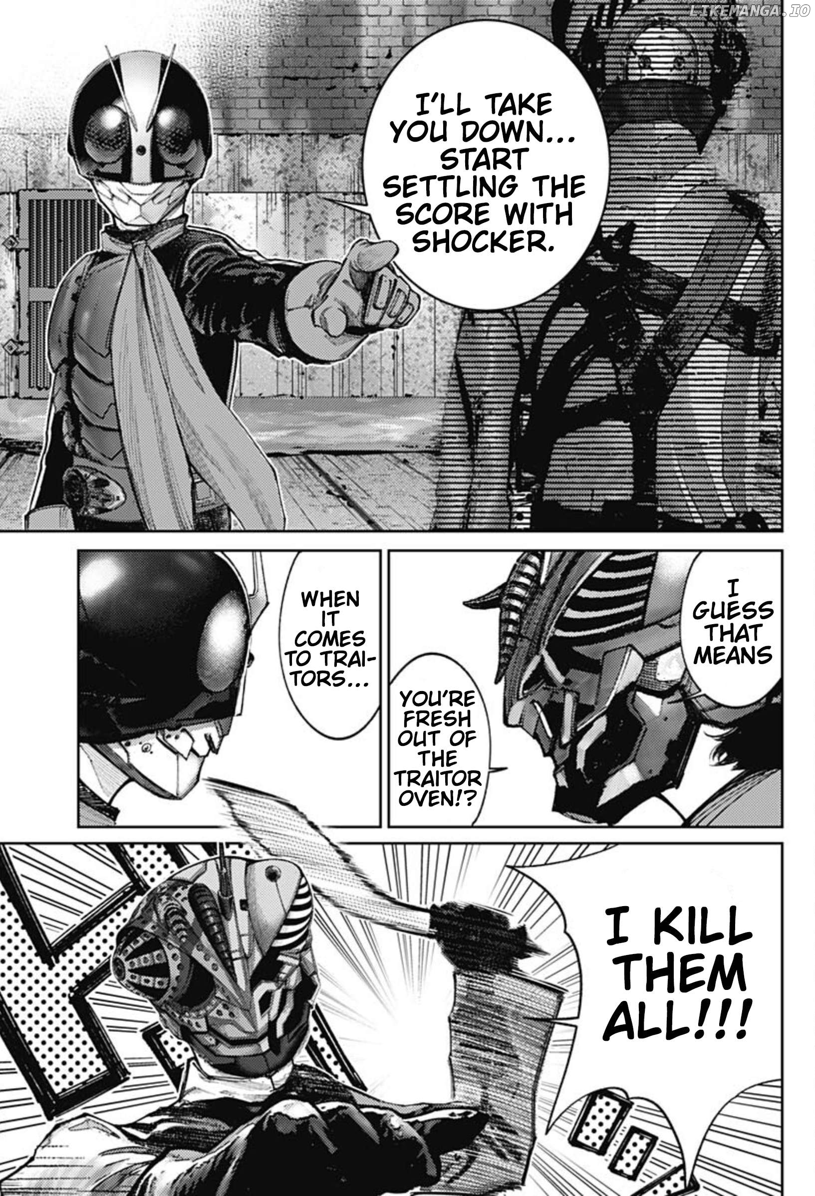 There is no true peace in this world -Shin Kamen Rider SHOCKER SIDE- Chapter 78 - page 17