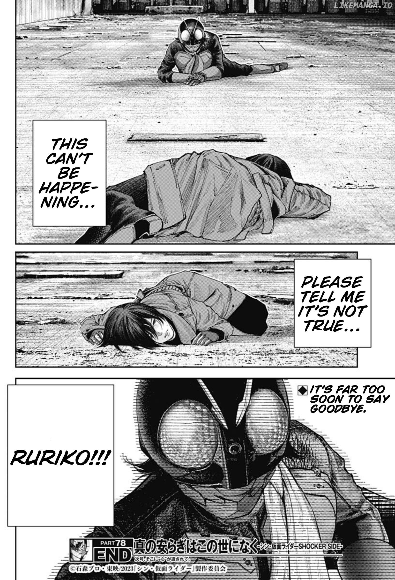 There is no true peace in this world -Shin Kamen Rider SHOCKER SIDE- Chapter 78 - page 18