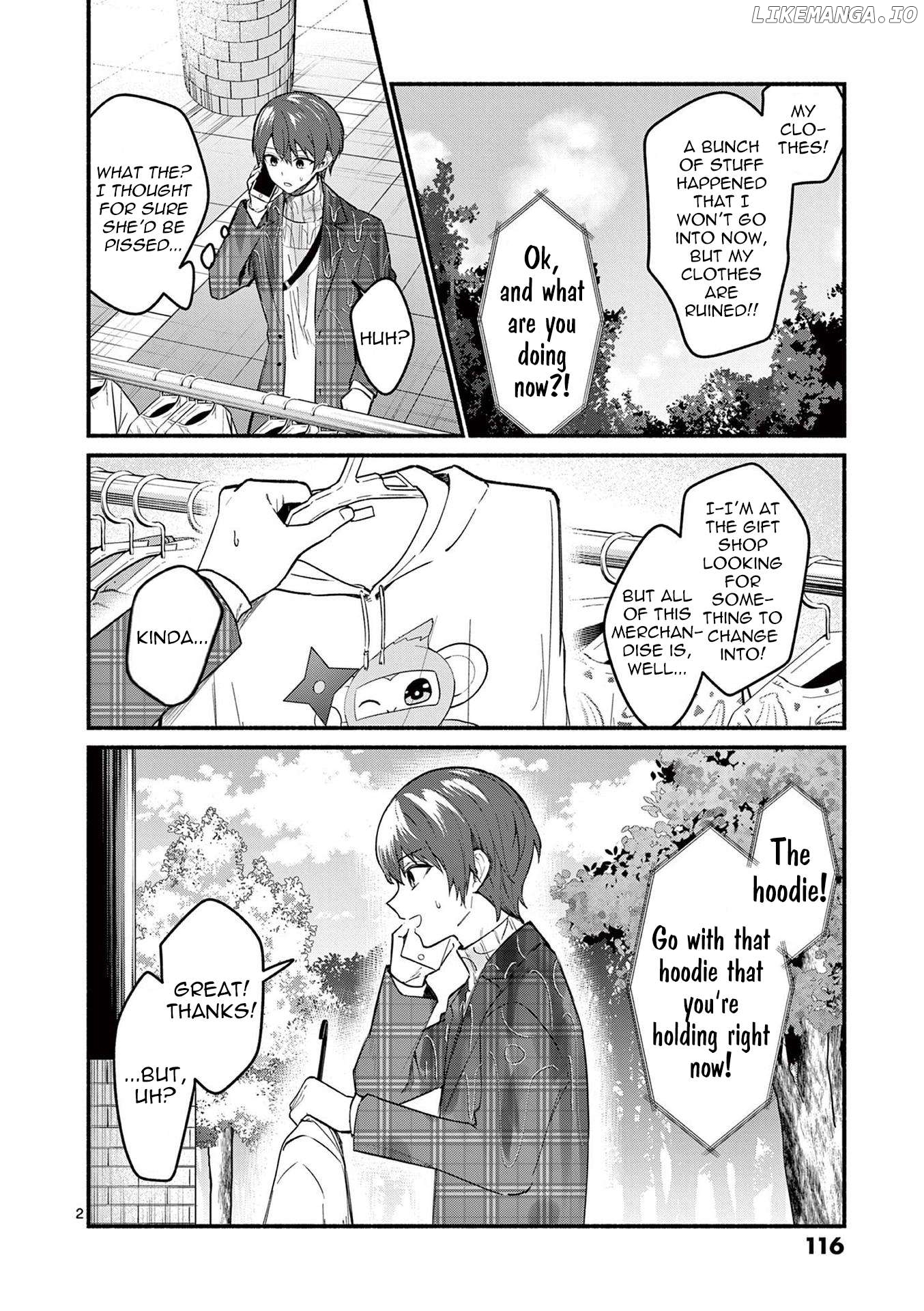 Shiotaiou no Sato-san ga Ore ni dake Amai Chapter 74 - page 2