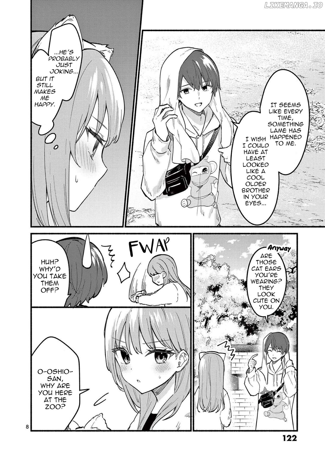 Shiotaiou no Sato-san ga Ore ni dake Amai Chapter 74 - page 8