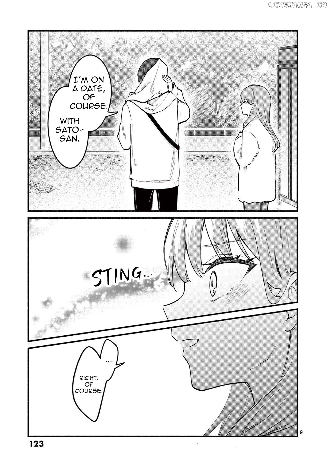 Shiotaiou no Sato-san ga Ore ni dake Amai Chapter 74 - page 9